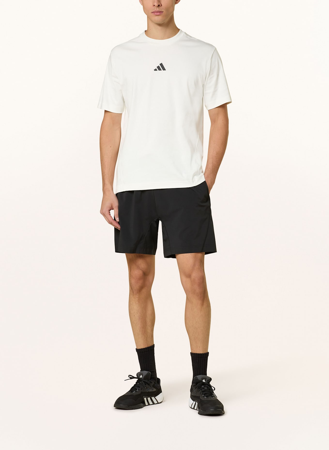 adidas T-shirt CITY ESCAPE: ECRU
