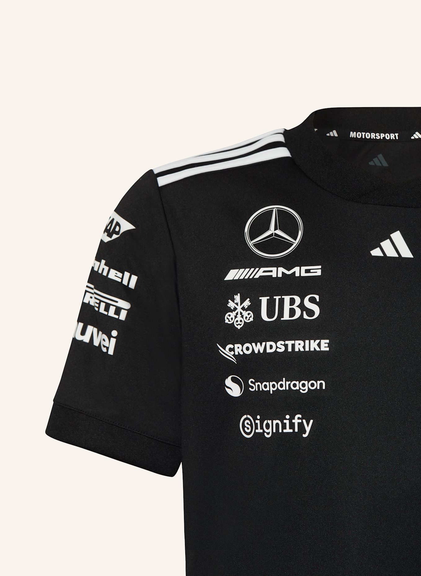 adidas T-Shirt MERCEDES - AMG PETRONAS FORMULA ONE TEAM DRIVER: SCHWARZ