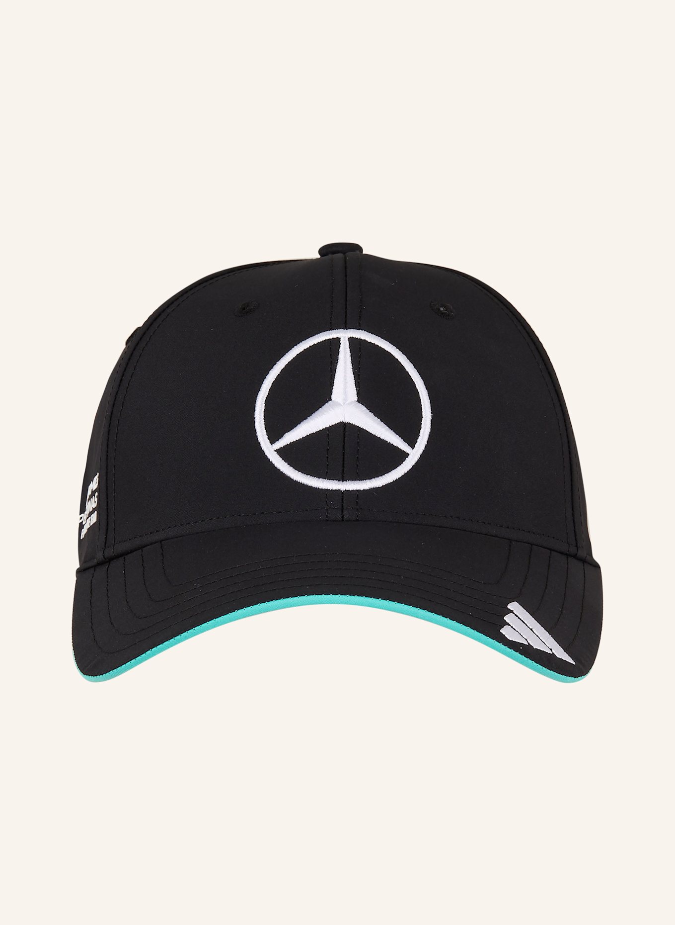 adidas Cap MERCEDES - AMG PETRONAS FORMULA ONE TEAM DRIVER: SCHWARZ/ WEISS/ TÜRKIS