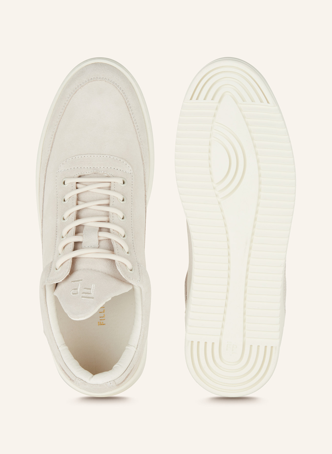 FILLING PIECES Sneaker LOW TOP: CREME
