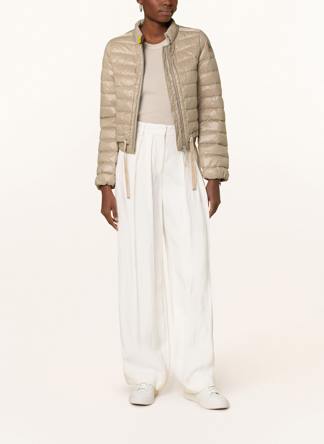 PARAJUMPERS Lehká péřová bunda AKANE: BÉŽOVÁ