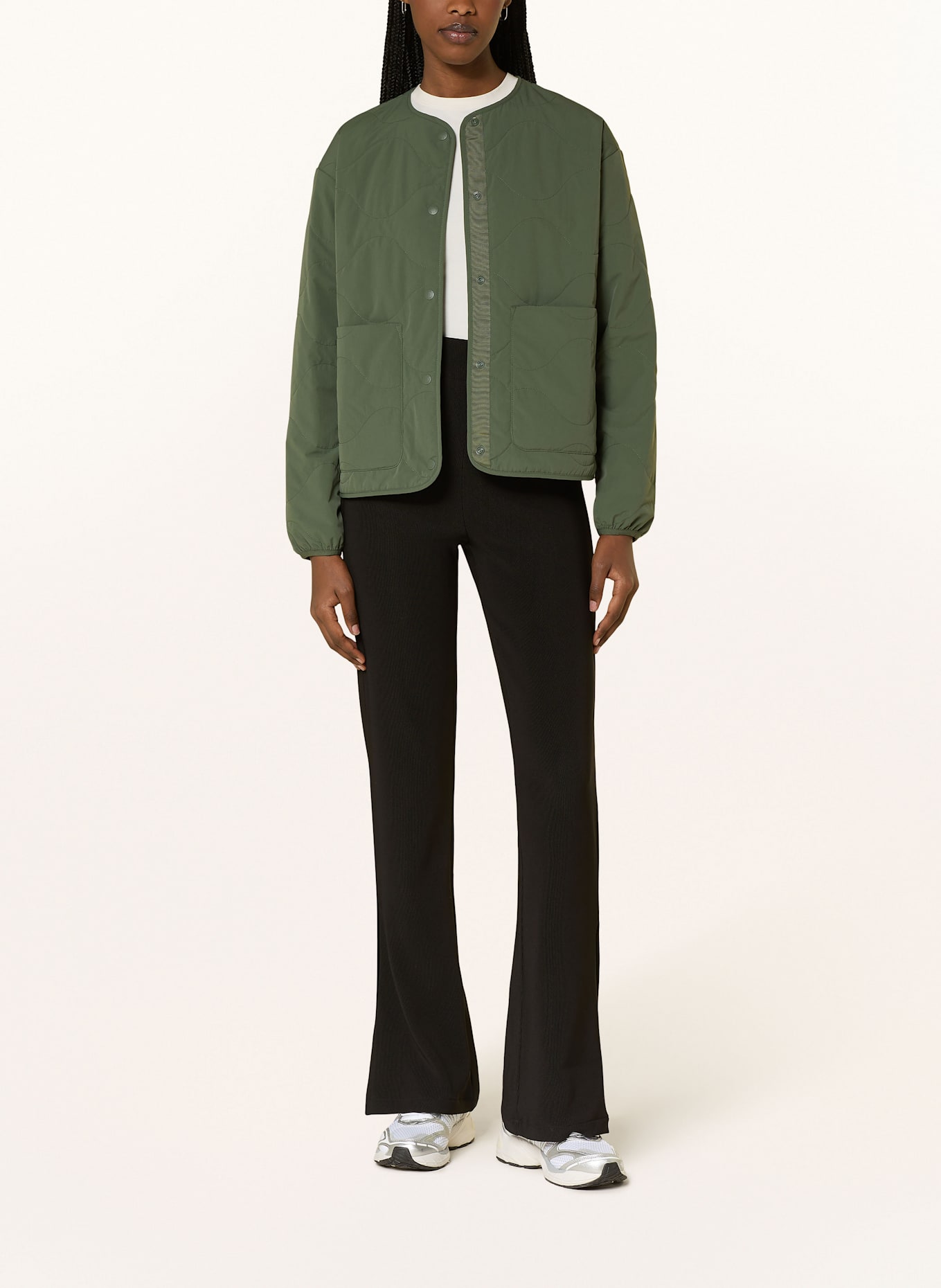 SAVE THE DUCK Steppjacke LOOP: DUNKELGRÜN