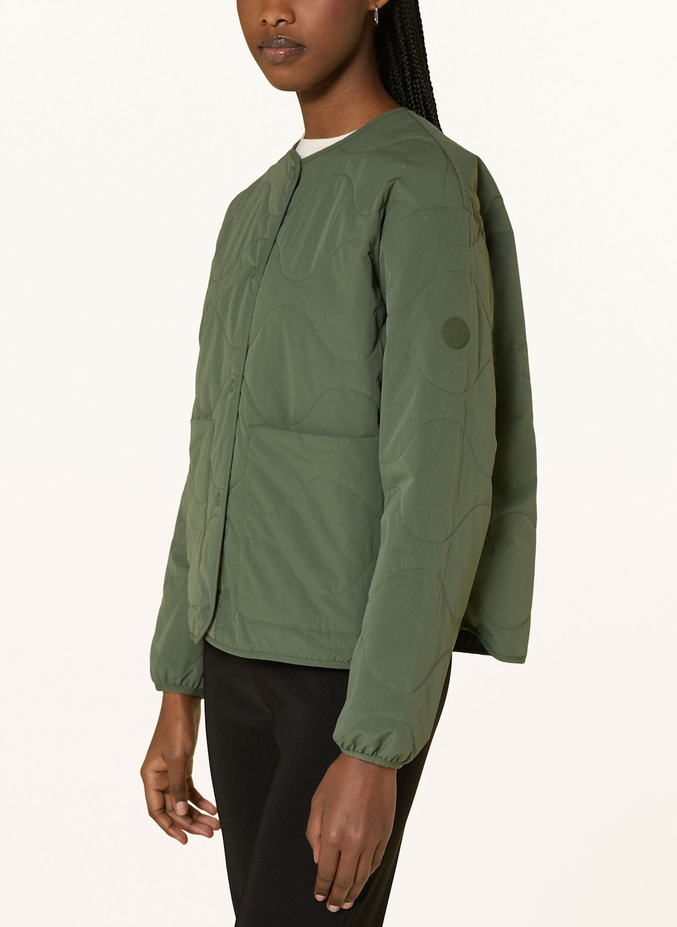 SAVE THE DUCK Steppjacke LOOP: DUNKELGRÜN