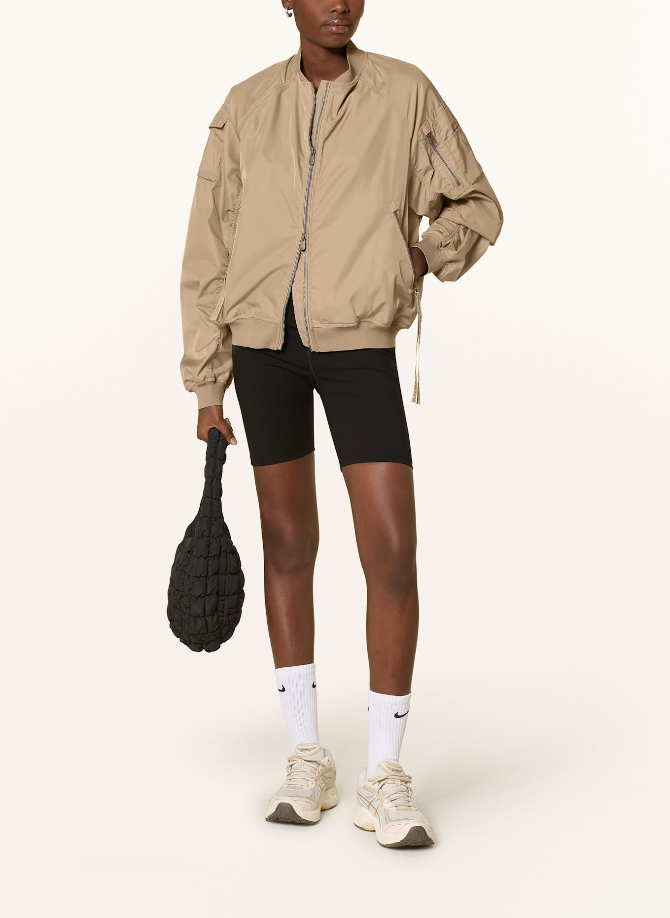 SAVE THE DUCK Bomber jacket LIL, Color: BEIGE (Image 2)