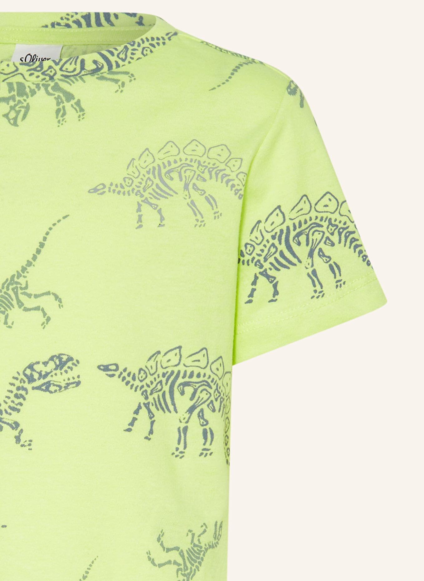 s.Oliver RED Tričko: NEONOVĚ ZELENÁ