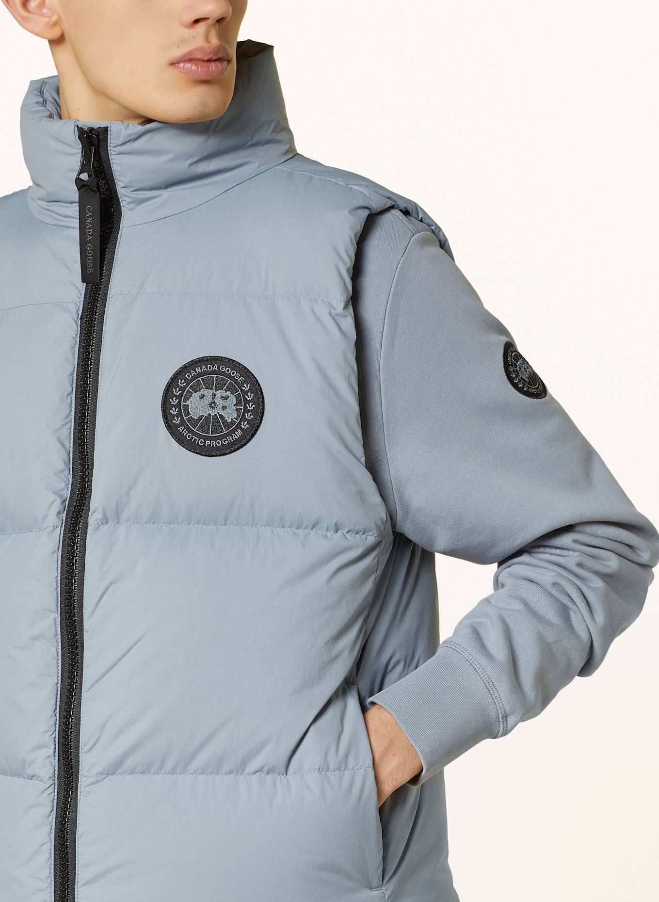 CANADA GOOSE Daunenweste LAWRENCE: BLAUGRAU