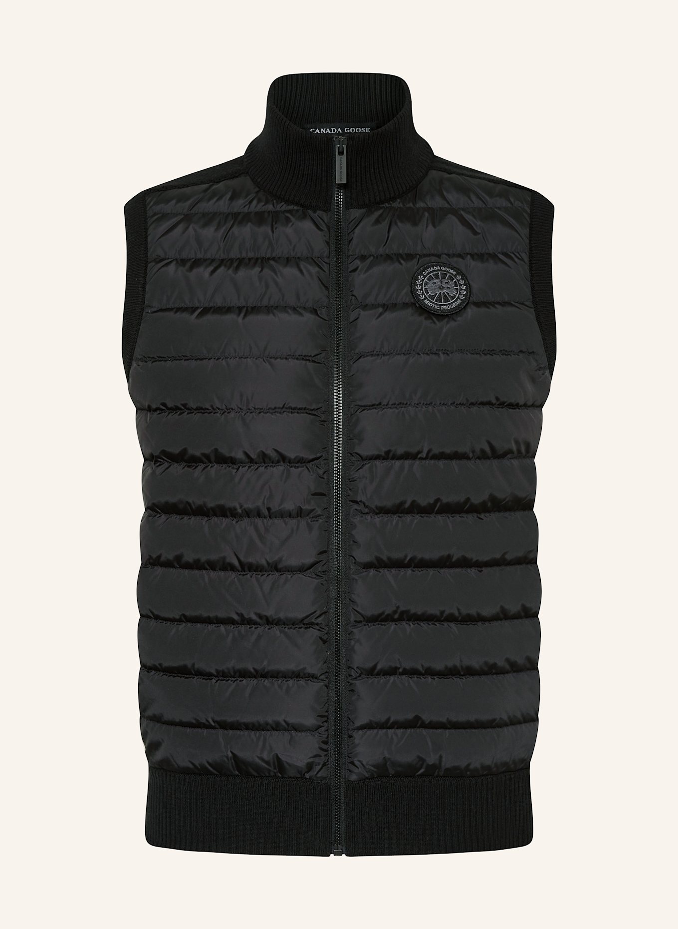 Black Canada Goose Hybridge Vest Mens CANADA GOOSE HYBRIDGE Down