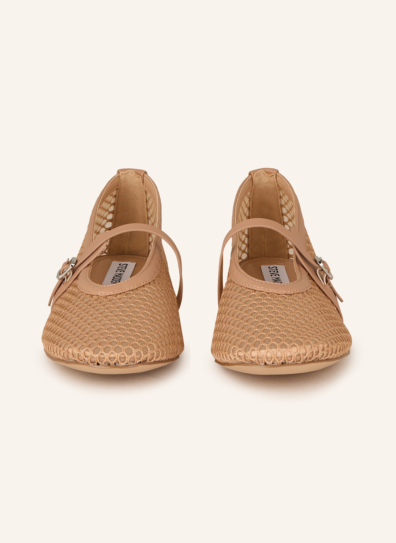 STEVE MADDEN Mary-Jane-Ballerinas REJOICE: NUDE
