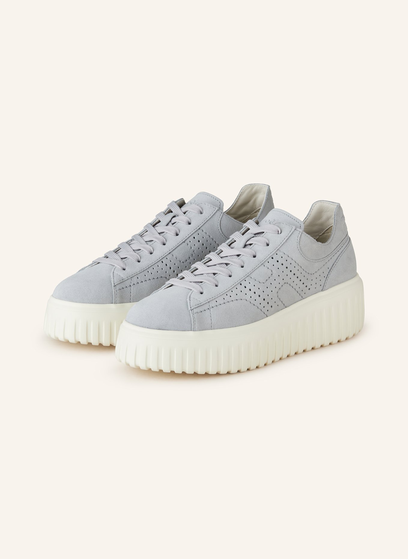 HOGAN Sneakersy: JASNOCZARY