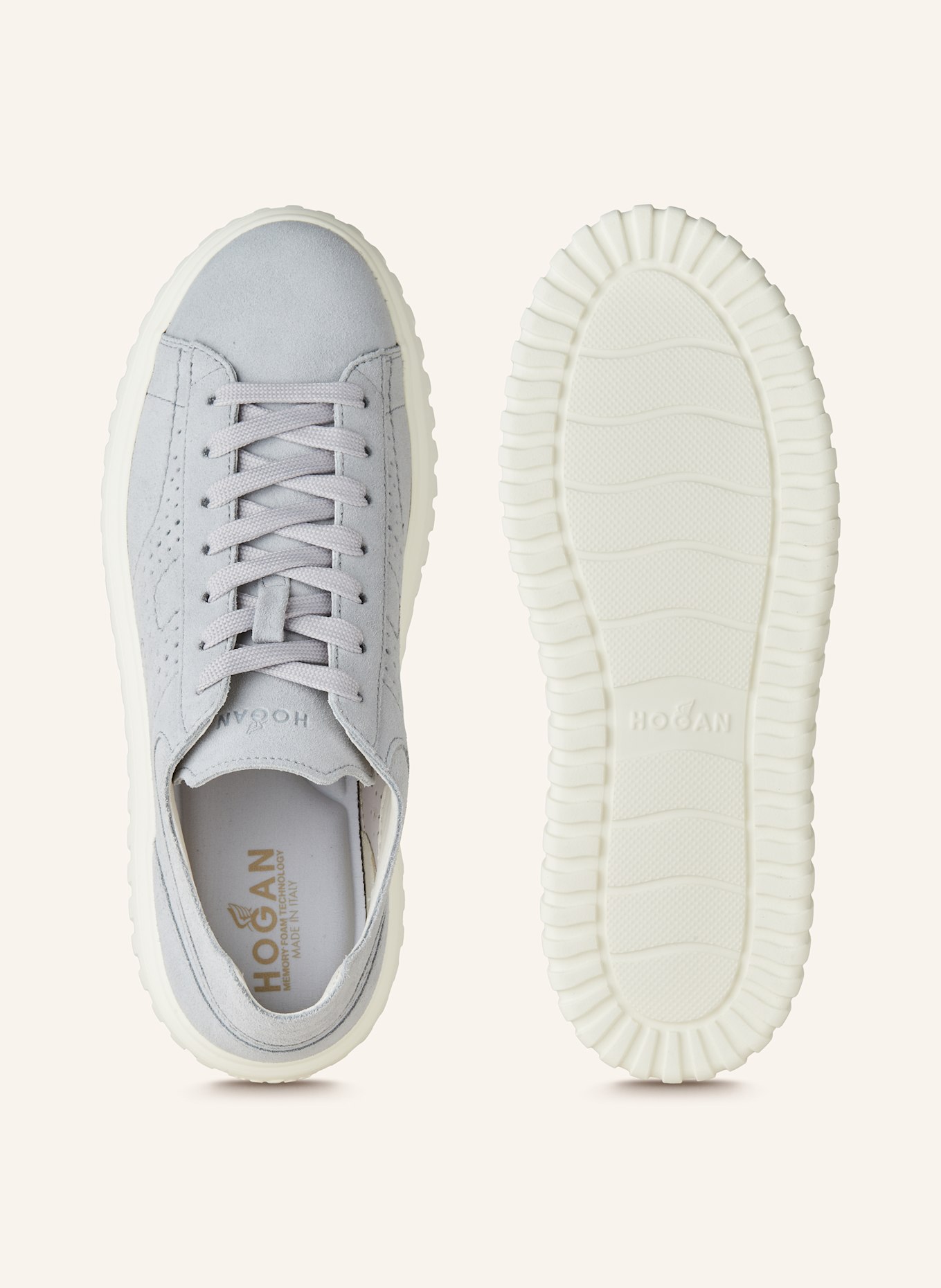 HOGAN Sneakersy: JASNOCZARY
