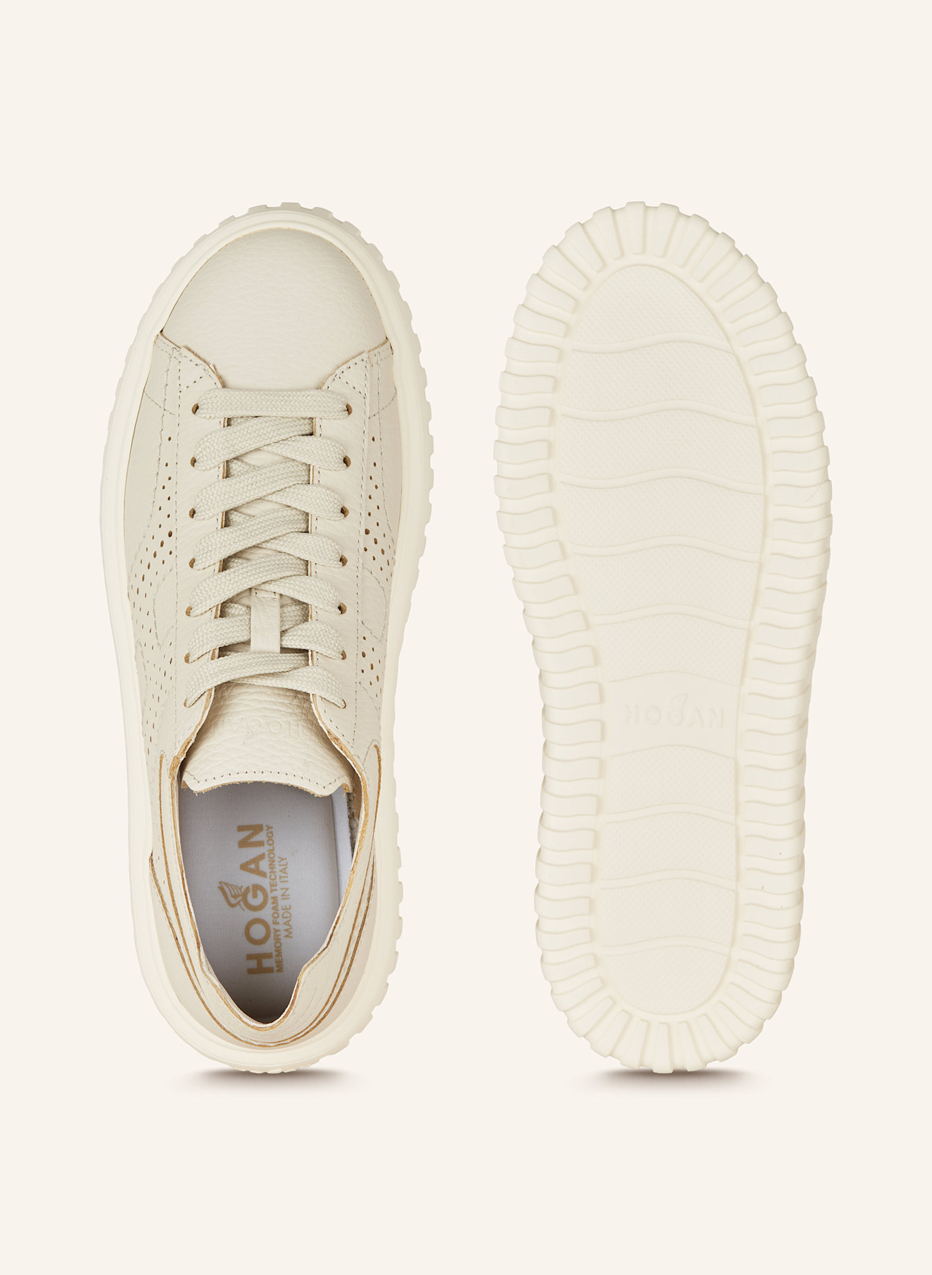 HOGAN Sneakersy: ECRU