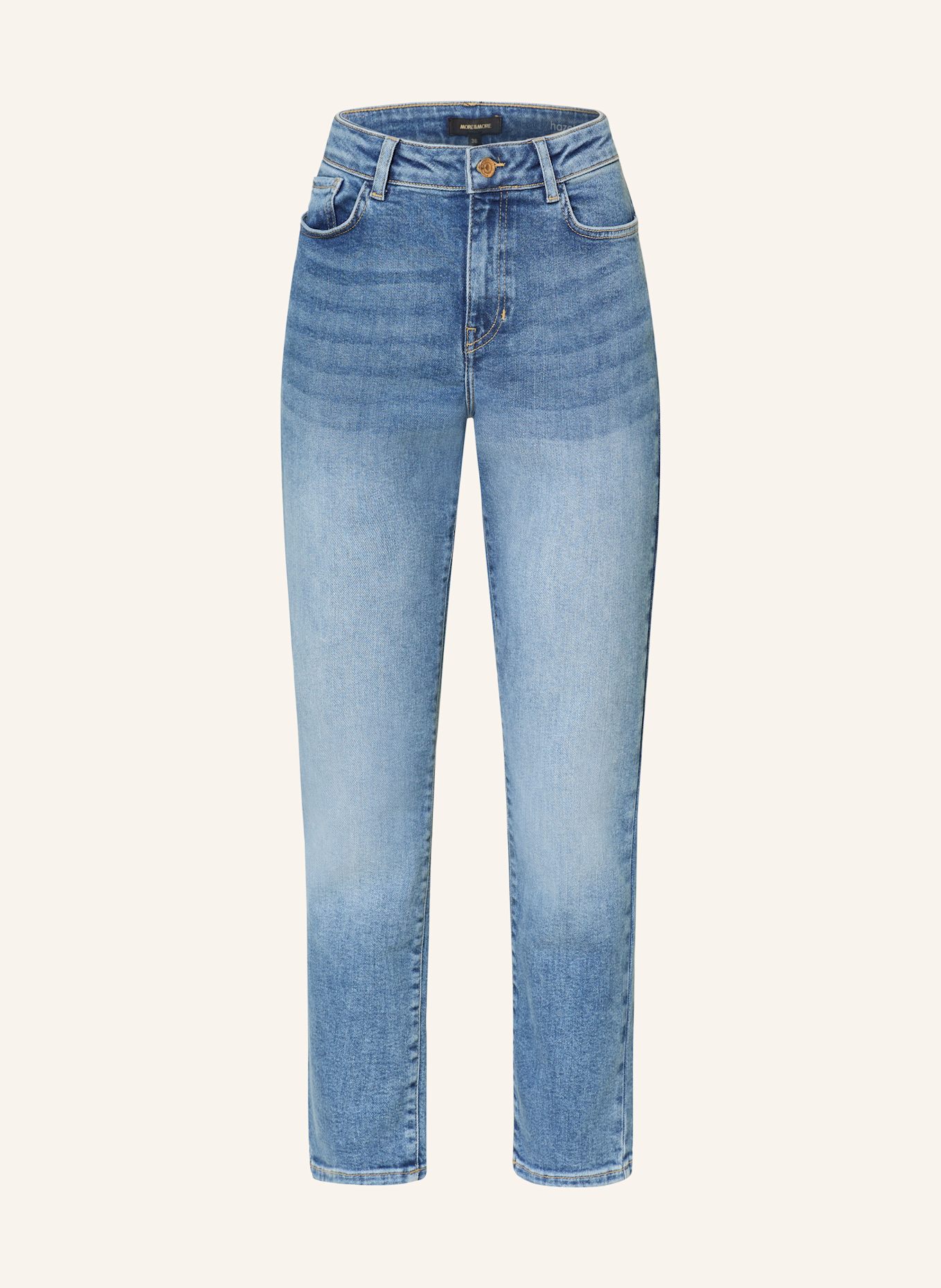 MORE & MORE Jeansy skinny HAZEL: 0962 middle blue denim