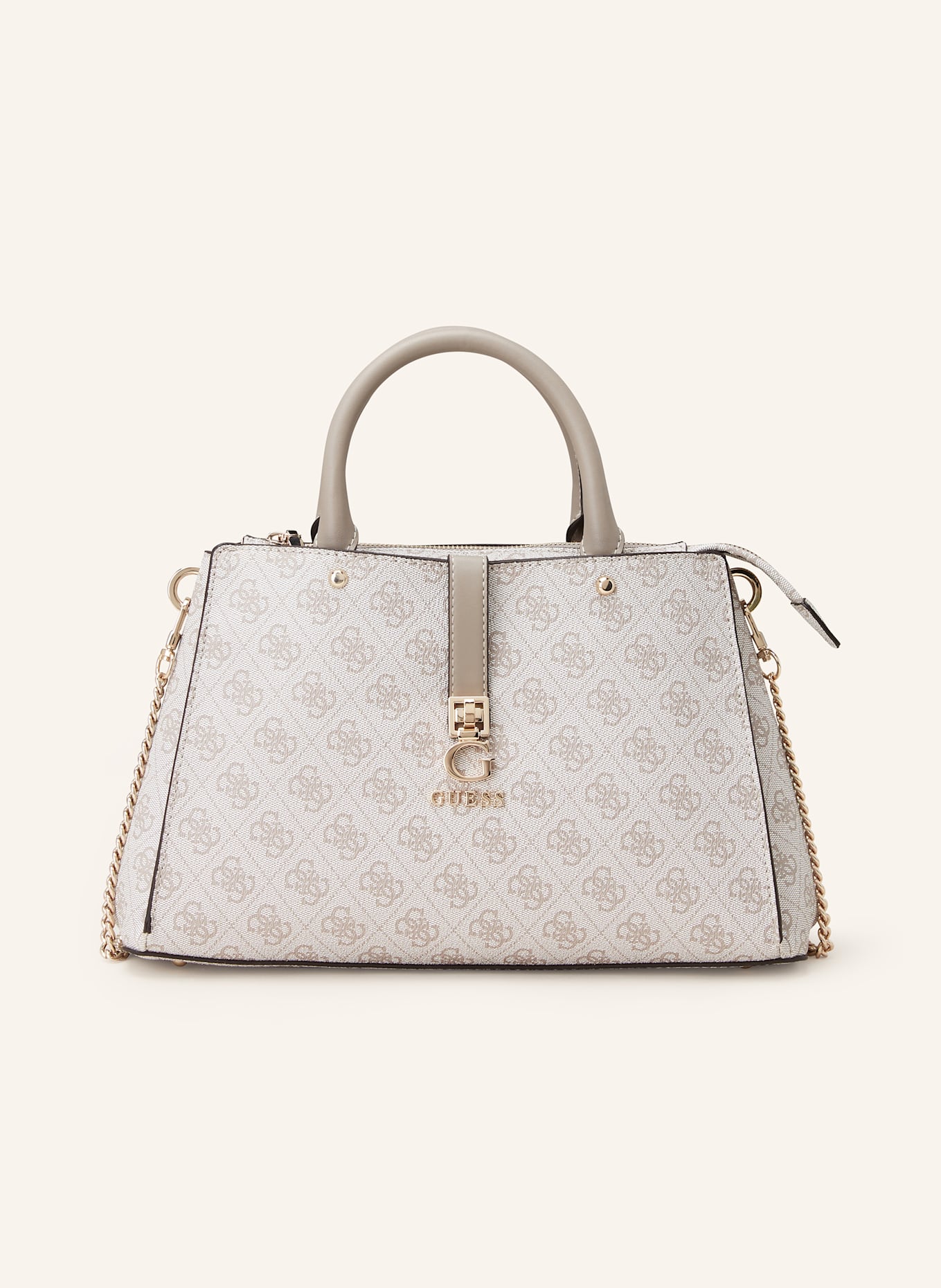 GUESS Handtasche ZAMIRA LUXURY: HELLGRAU/ TAUPE