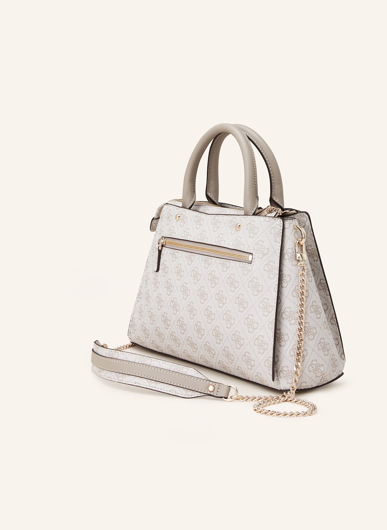 GUESS Handtasche ZAMIRA LUXURY: HELLGRAU/ TAUPE