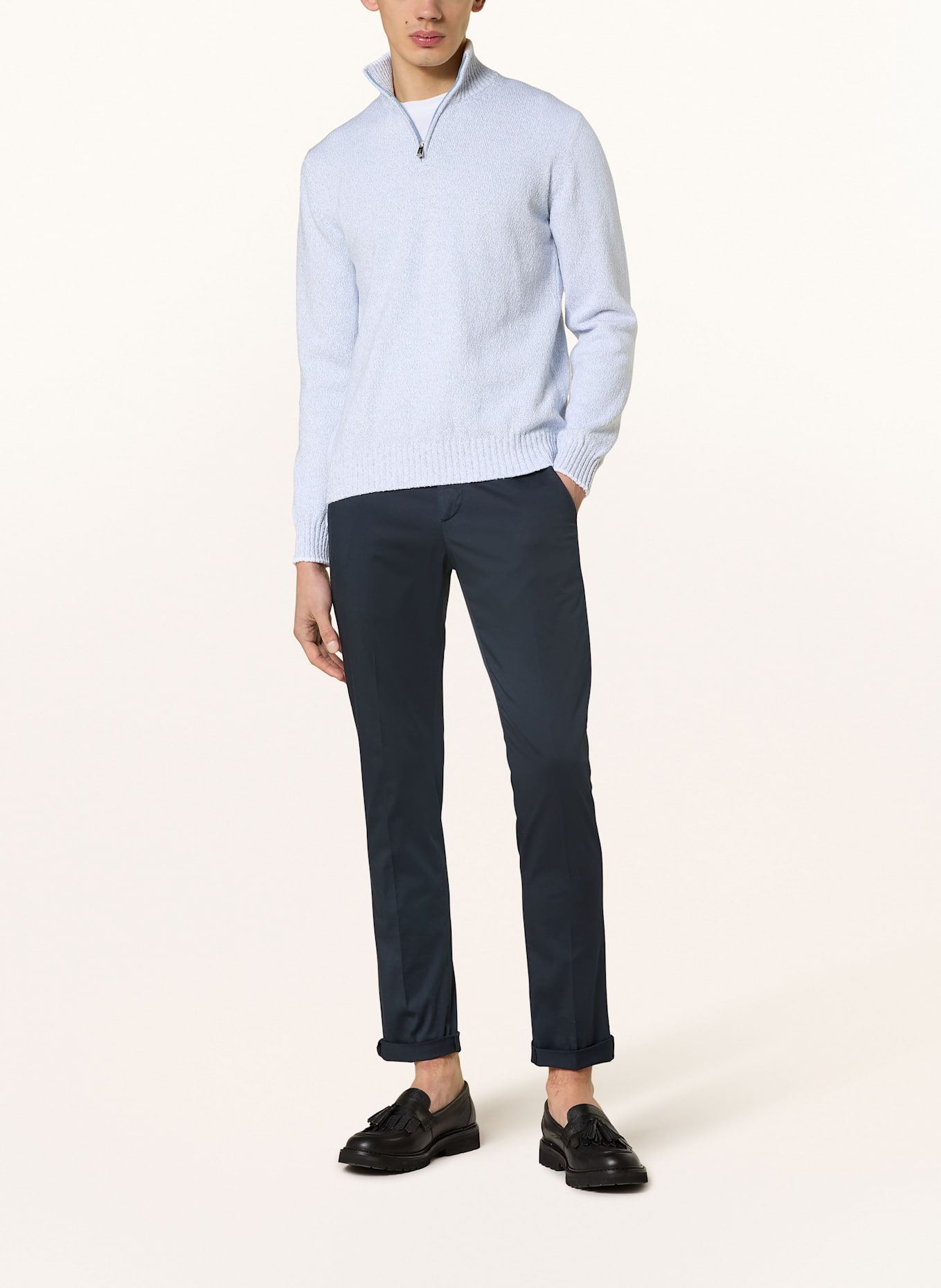 FEDELI Troyer FAVONIO: TMAVĚ MODRÁ / BÍLÁ