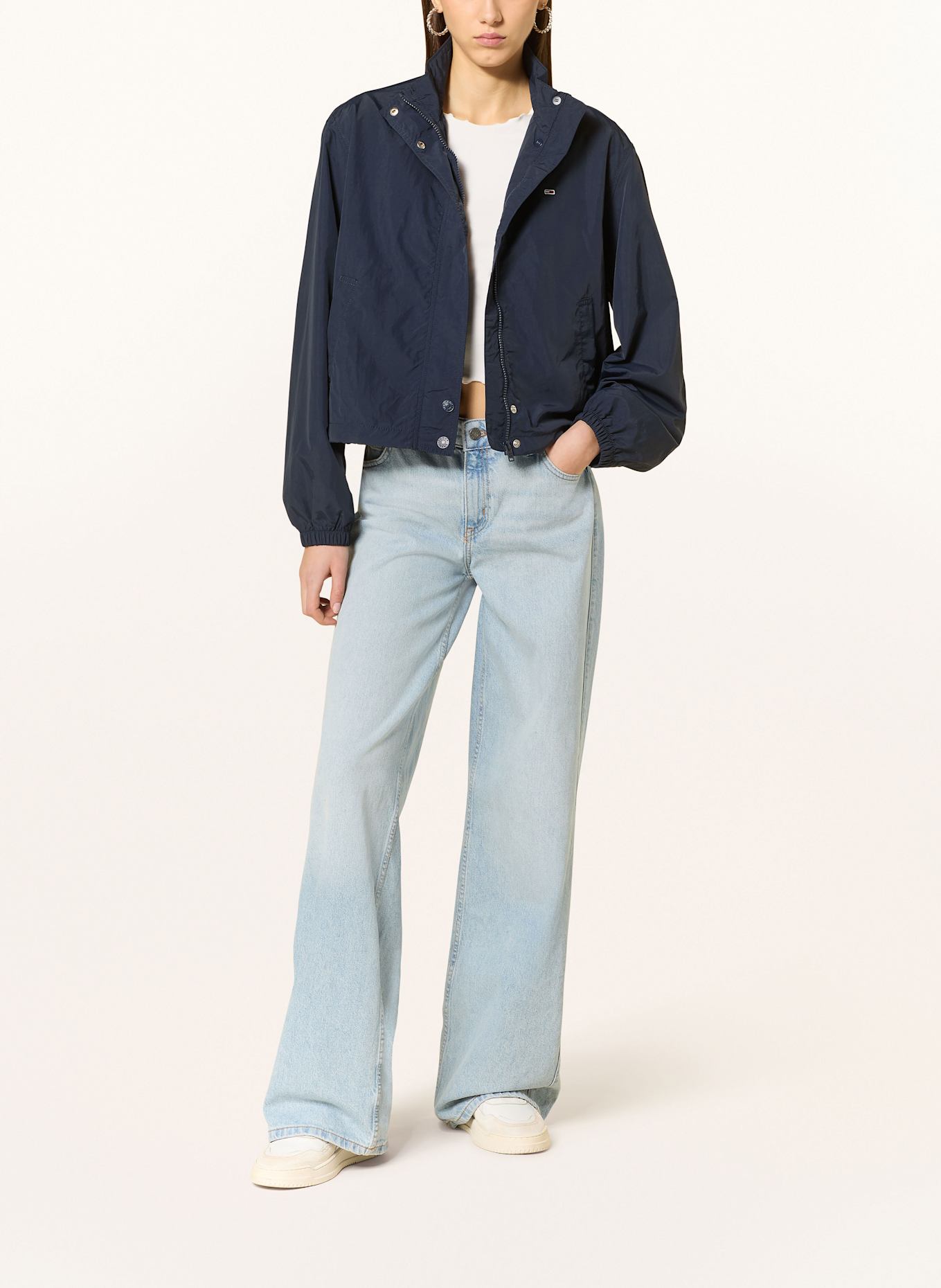 TOMMY JEANS Blouson: TMAVĚ MODRÁ