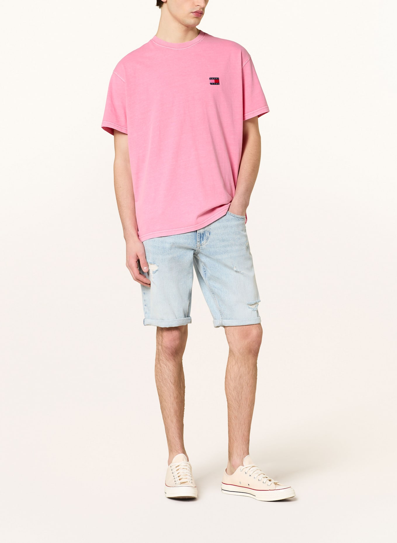 TOMMY JEANS Jeansshorts RONNIE: 1AB Denim Ultra Light