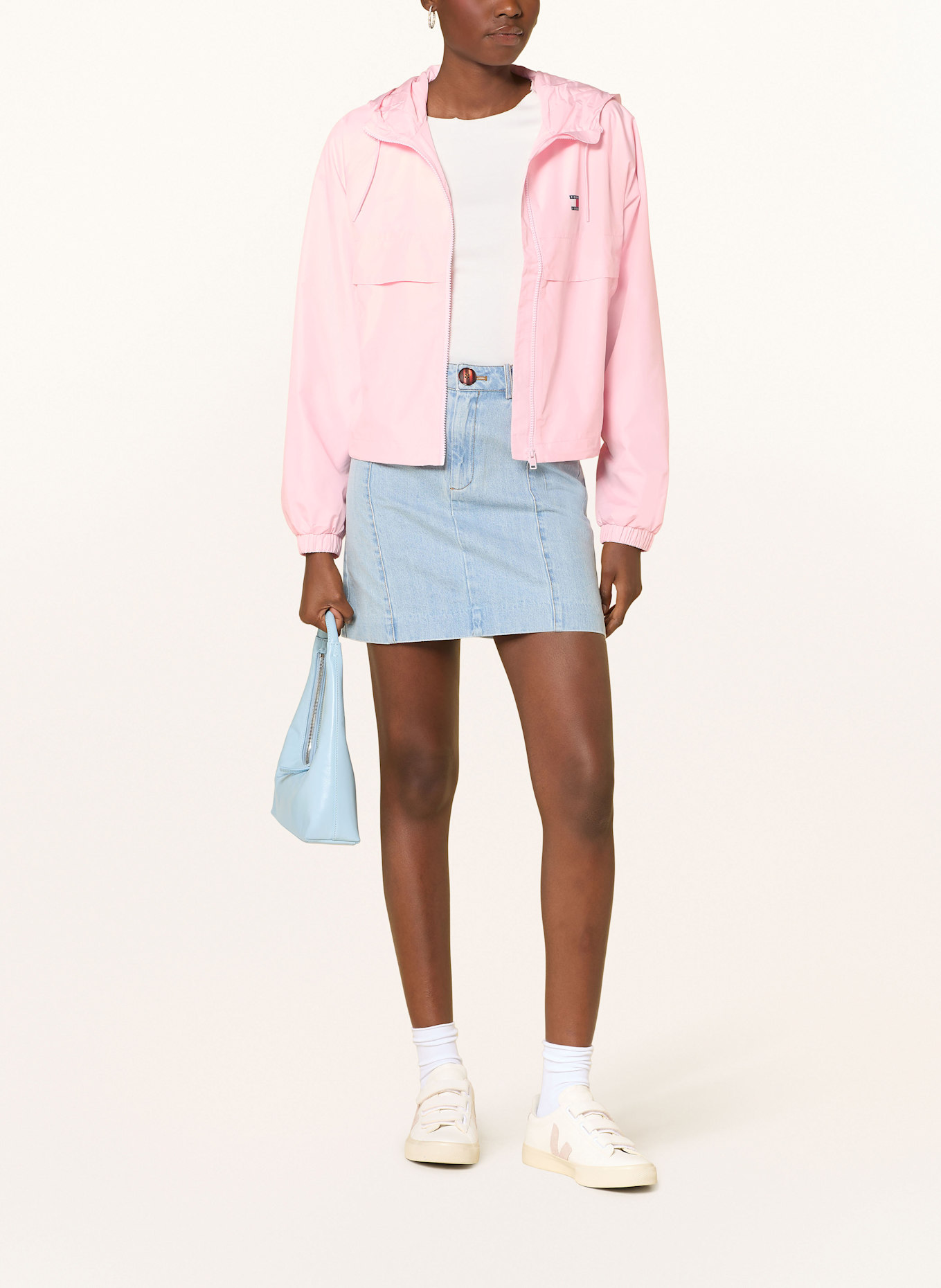 TOMMY JEANS Kurtka: RÓŻOWY