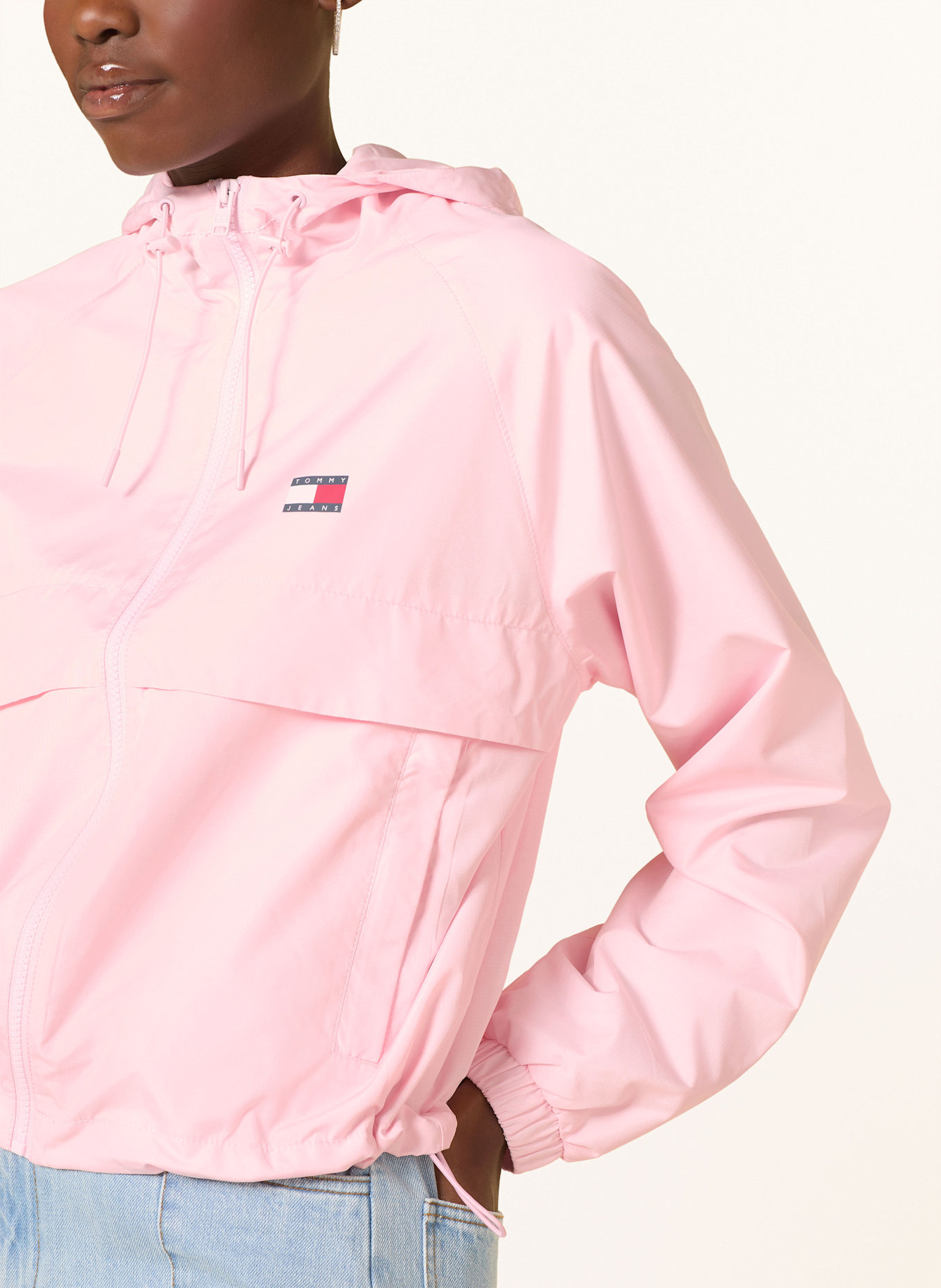 TOMMY JEANS Kurtka: RÓŻOWY