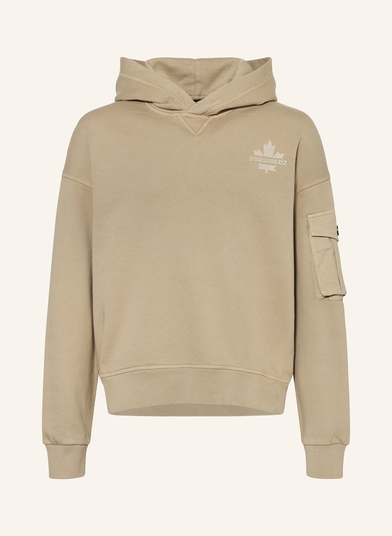 DSQUARED2 Hoodie: HELLBRAUN