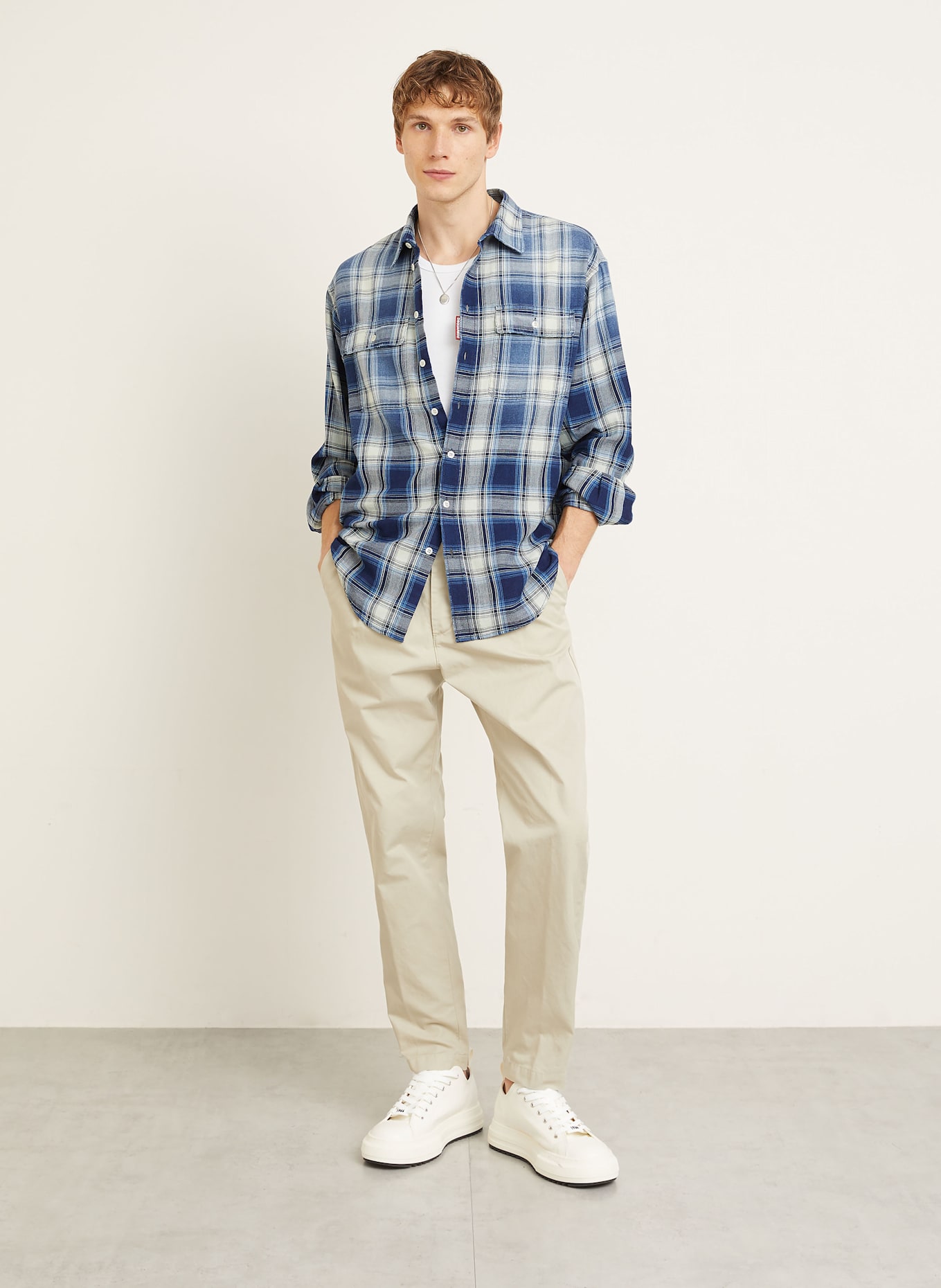 DSQUARED2 Chino Extra Slim Fit: GRAU