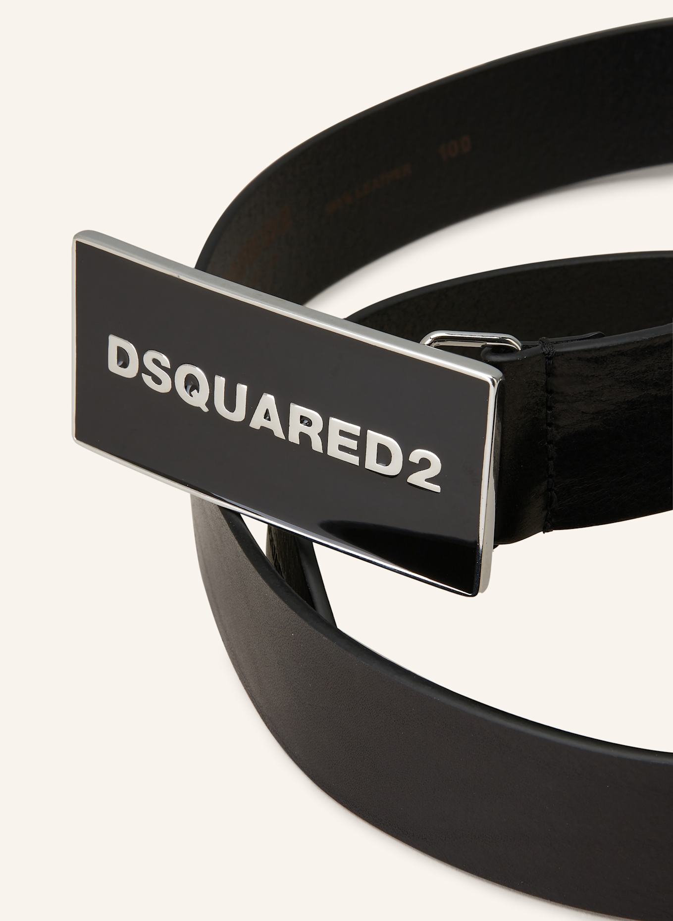 DSQUARED2 Ledergürtel: SCHWARZ