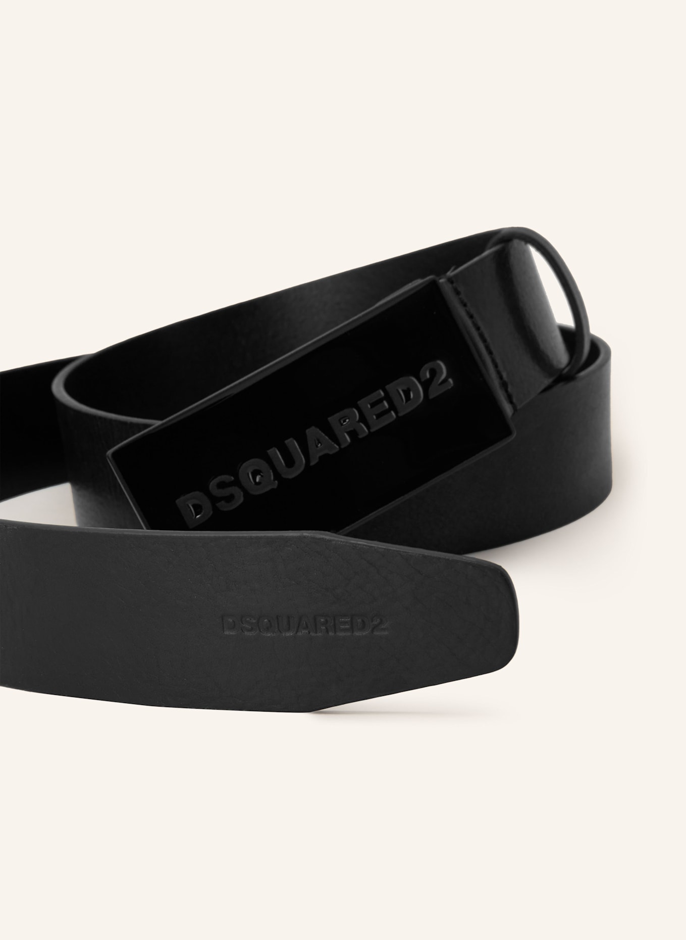 DSQUARED2 Ledergürtel: SCHWARZ