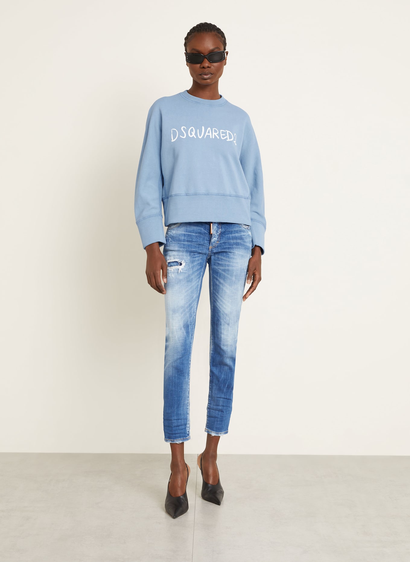 DSQUARED2 Sweatshirt DEAN: HELLBLAU