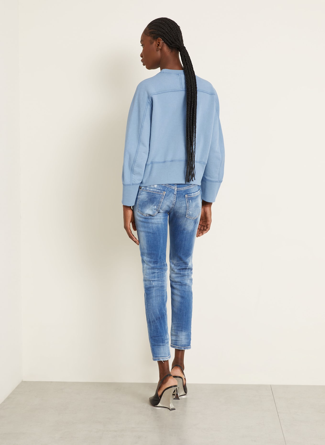 DSQUARED2 Sweatshirt DEAN: HELLBLAU