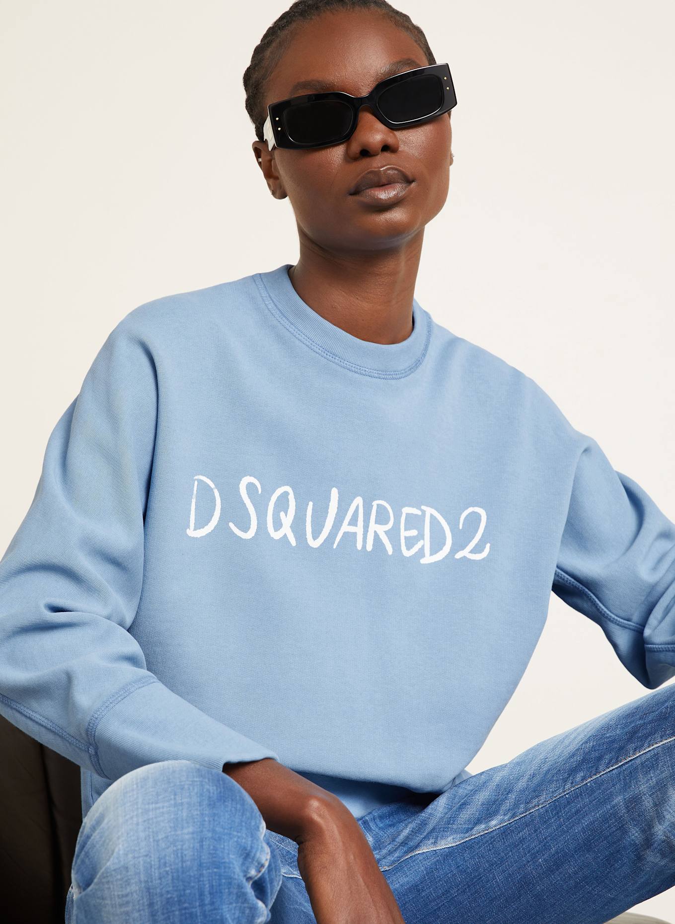DSQUARED2 Sweatshirt DEAN: HELLBLAU
