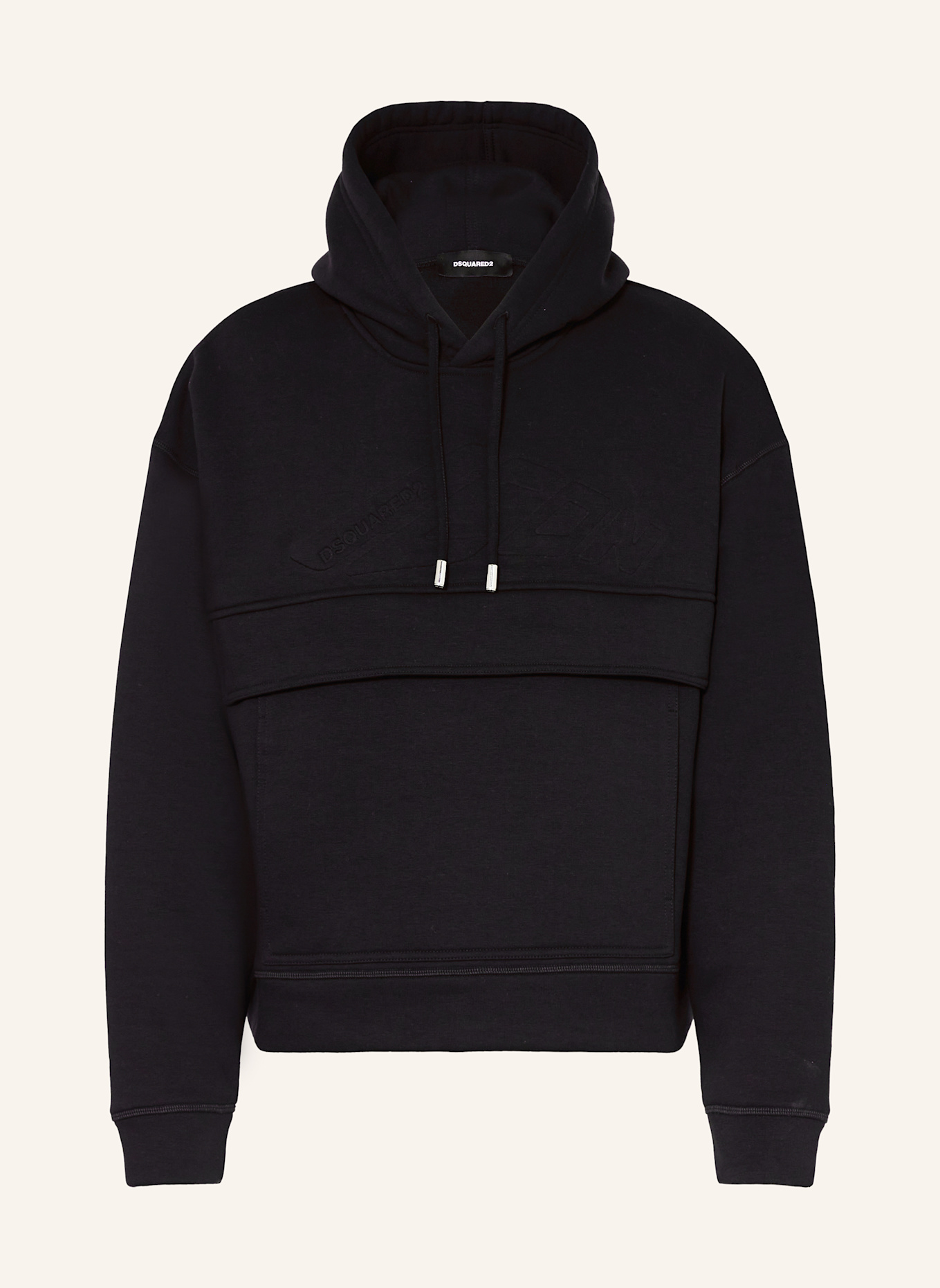 DSQUARED2 Hoodie: SCHWARZ