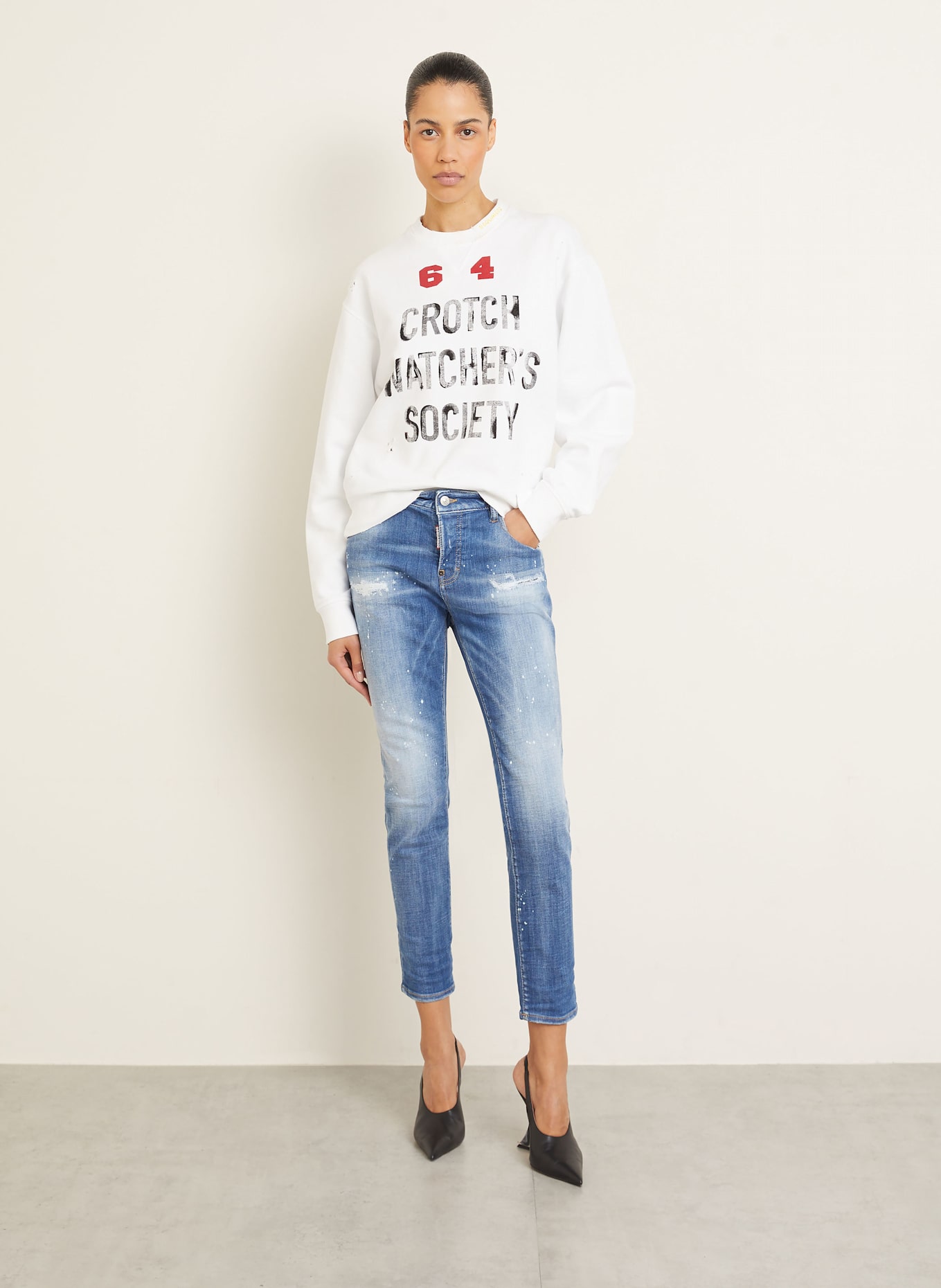 DSQUARED2 Skinny jeans COOL GIRL: 470 NAVY BLUE