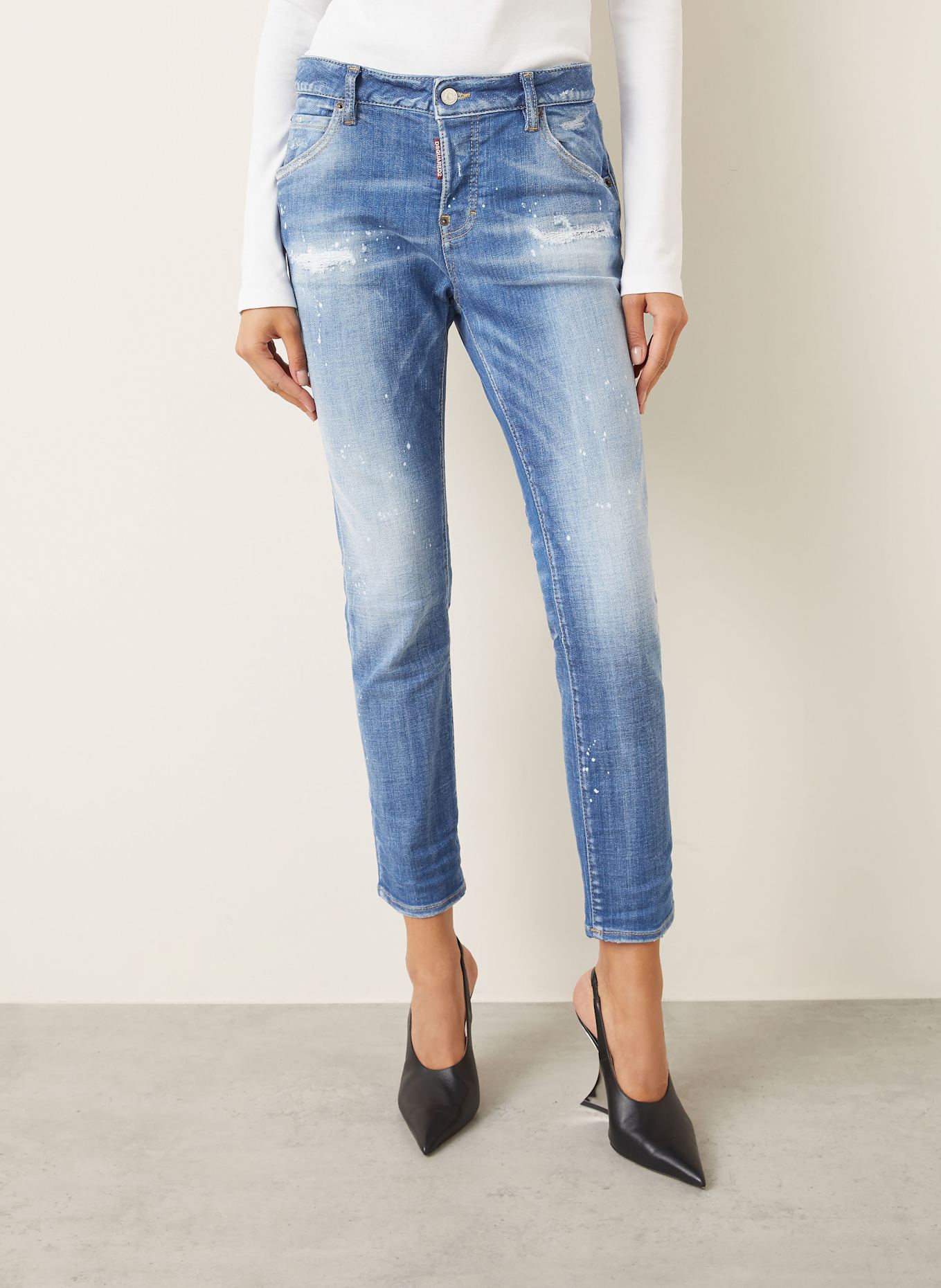 DSQUARED2 Skinny jeans COOL GIRL: 470 NAVY BLUE