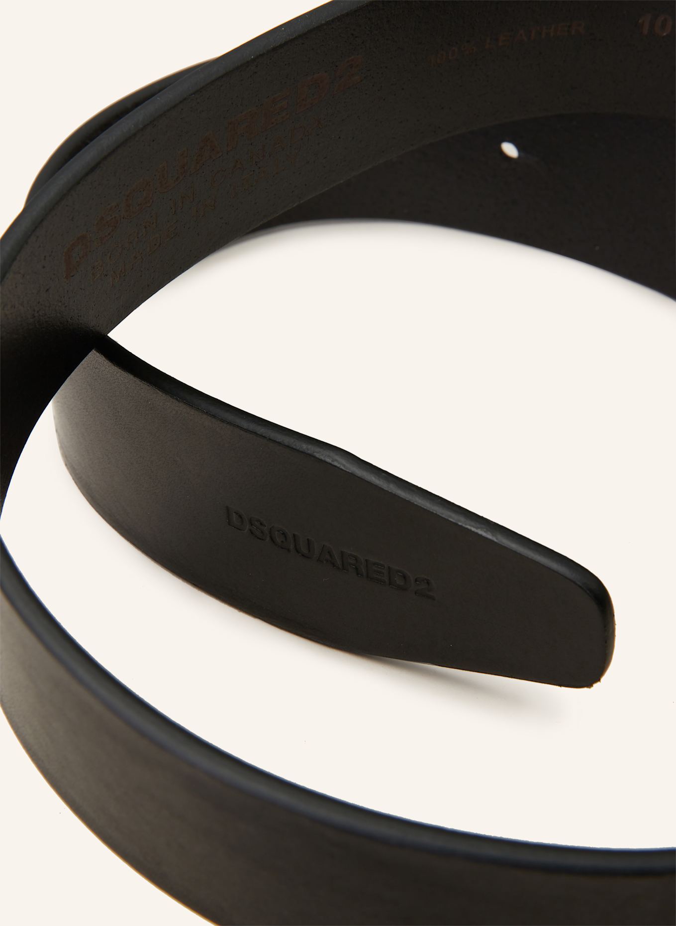 DSQUARED2 Ledergürtel: SCHWARZ