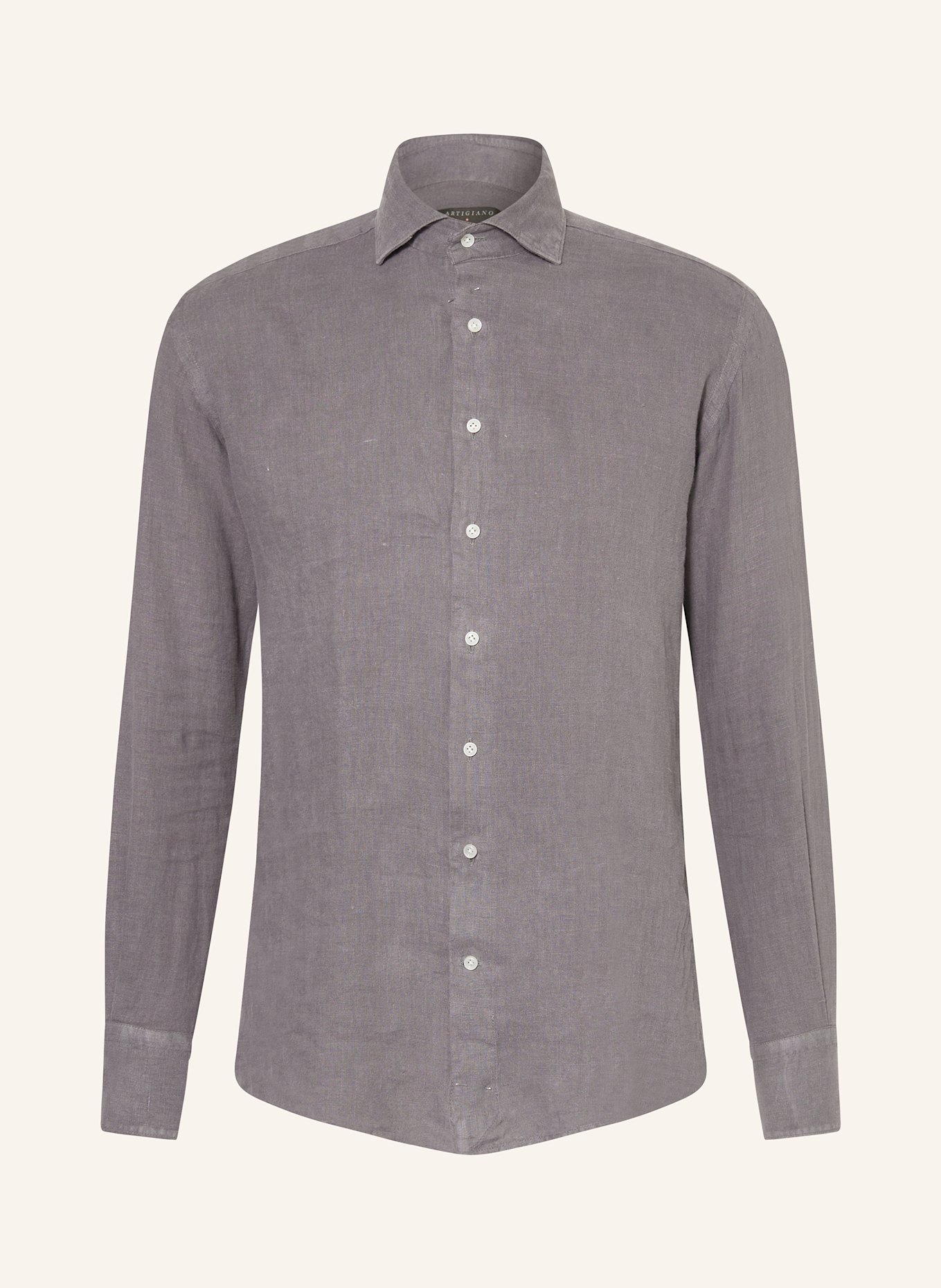 ARTIGIANO Leinenhemd Classic Fit: GRAU