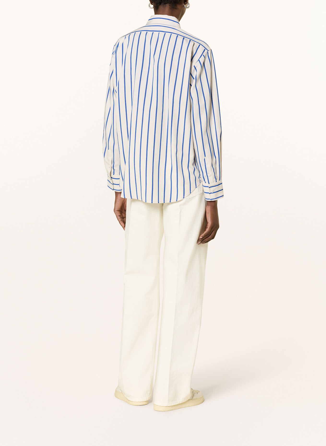 TIGER OF SWEDEN Hemdbluse CLEMONS: CREME/ BLAU
