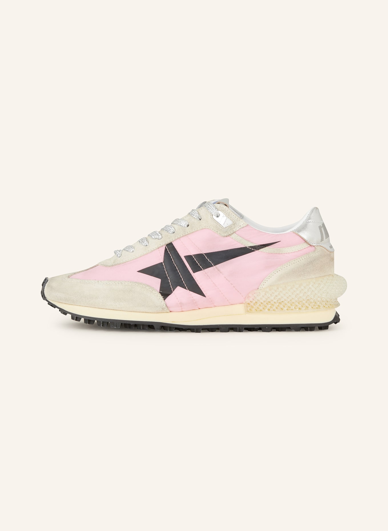GOLDEN GOOSE Sneaker RUNNING MARATHON: ROSA / BEIGE