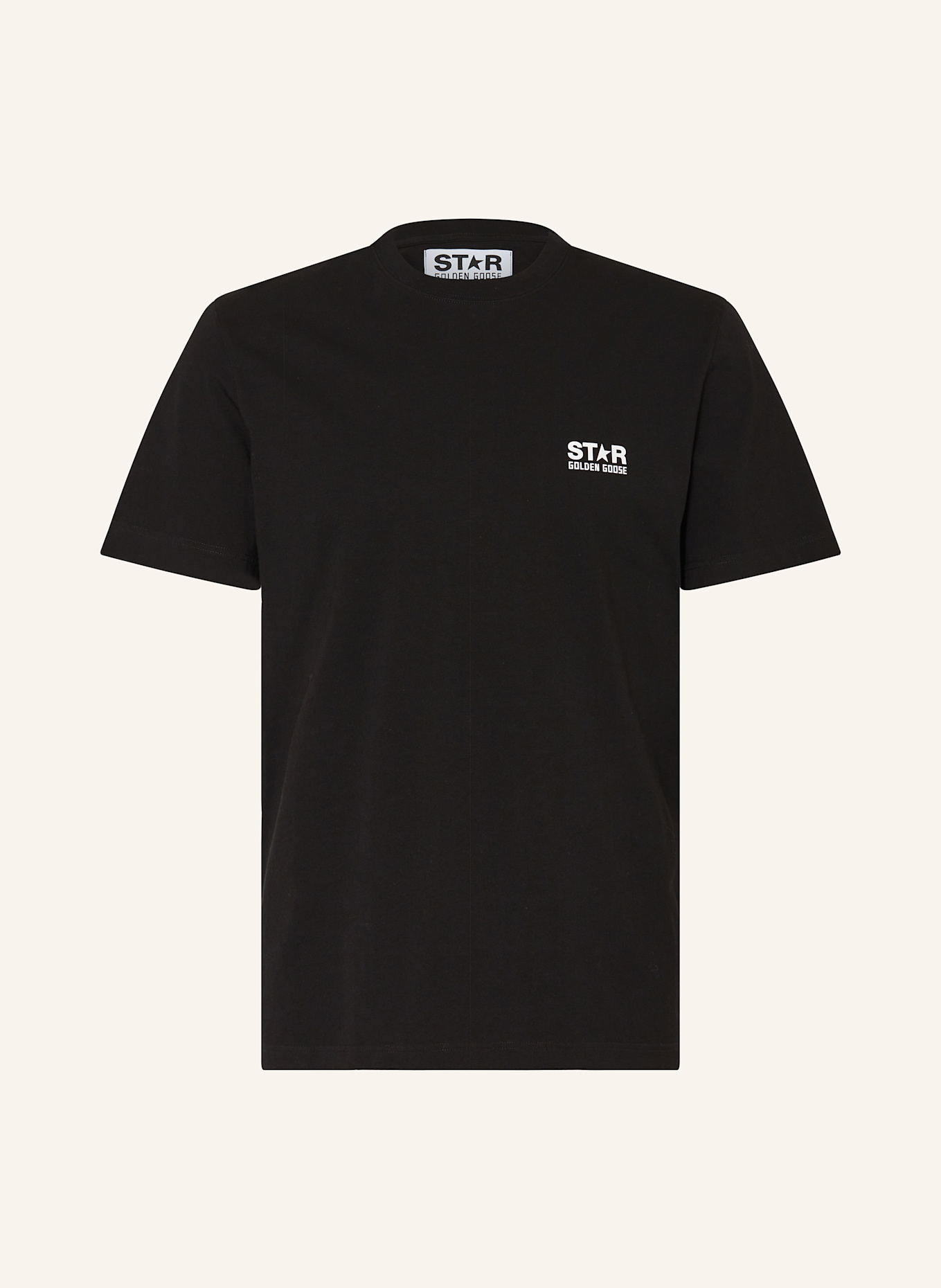 GOLDEN GOOSE T-Shirt STAR: SCHWARZ