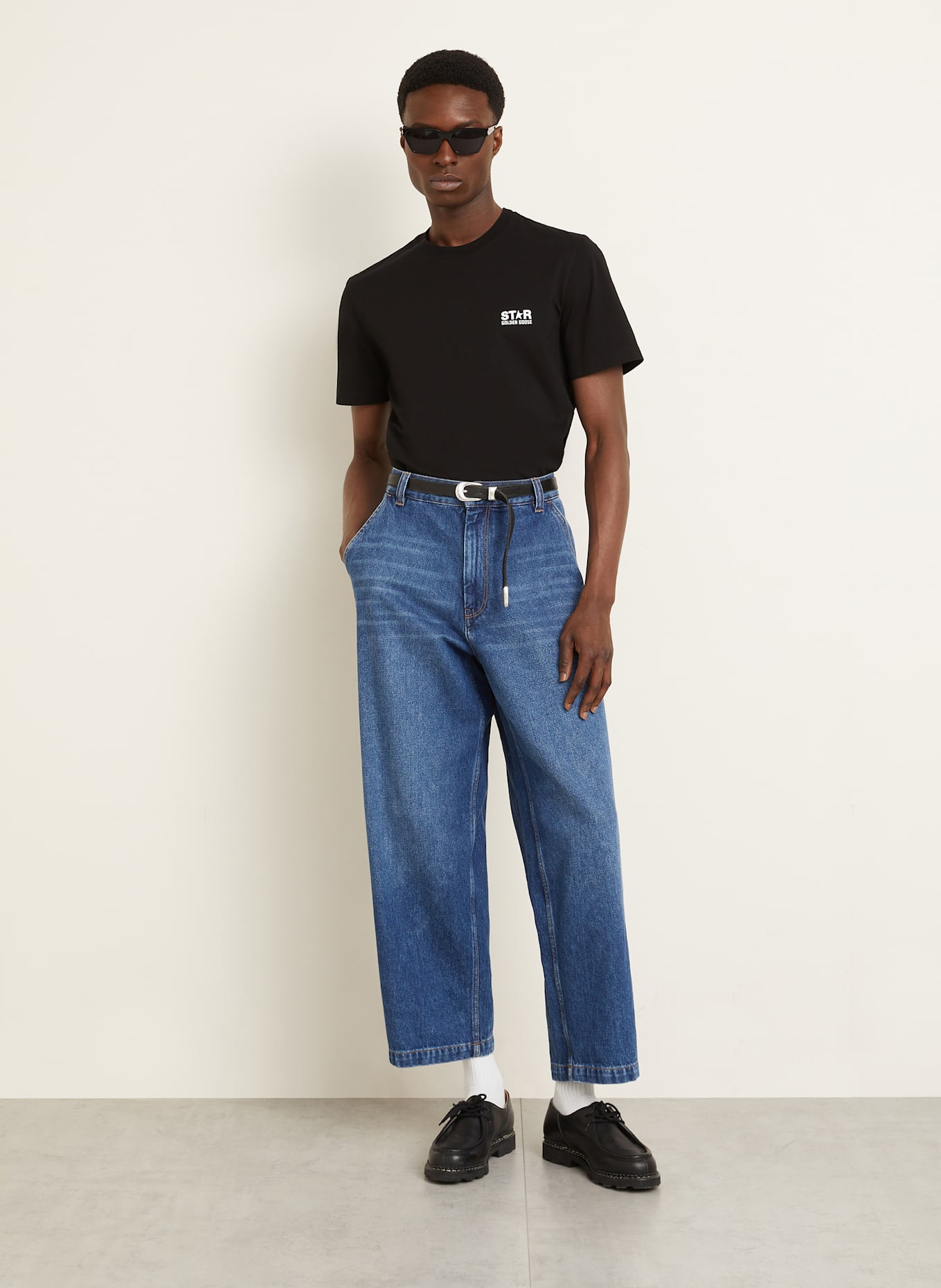 GOLDEN GOOSE T-Shirt STAR: SCHWARZ