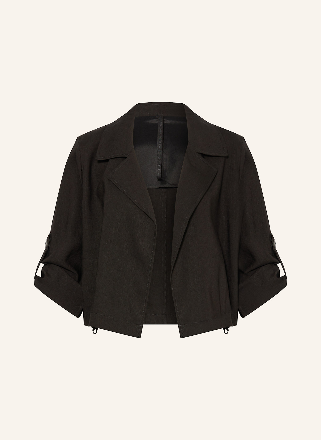 MARELLA Blazer mit Leinen: 001 BLACK