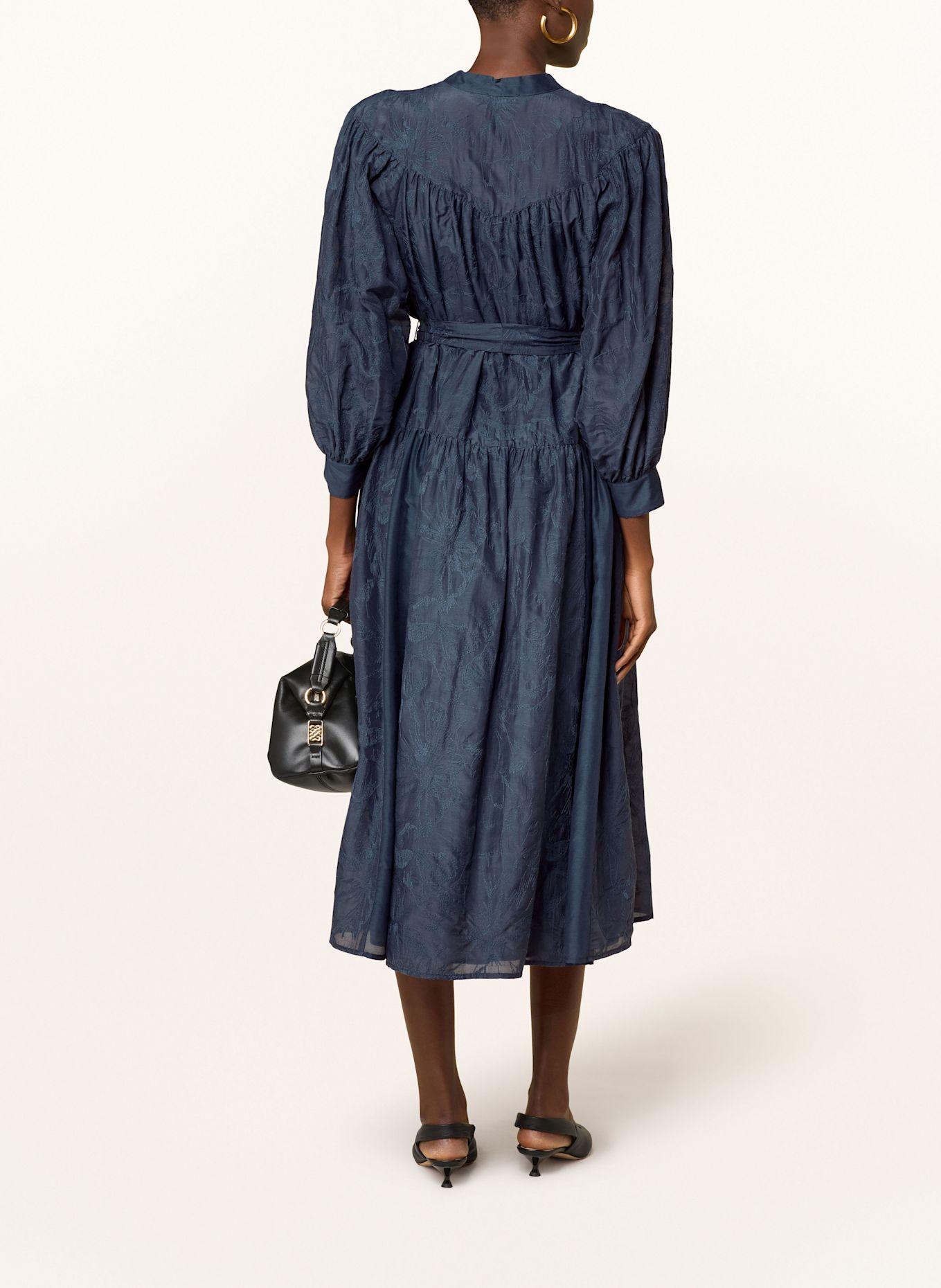 MARELLA Kleid mit Seide: DUNKELBLAU