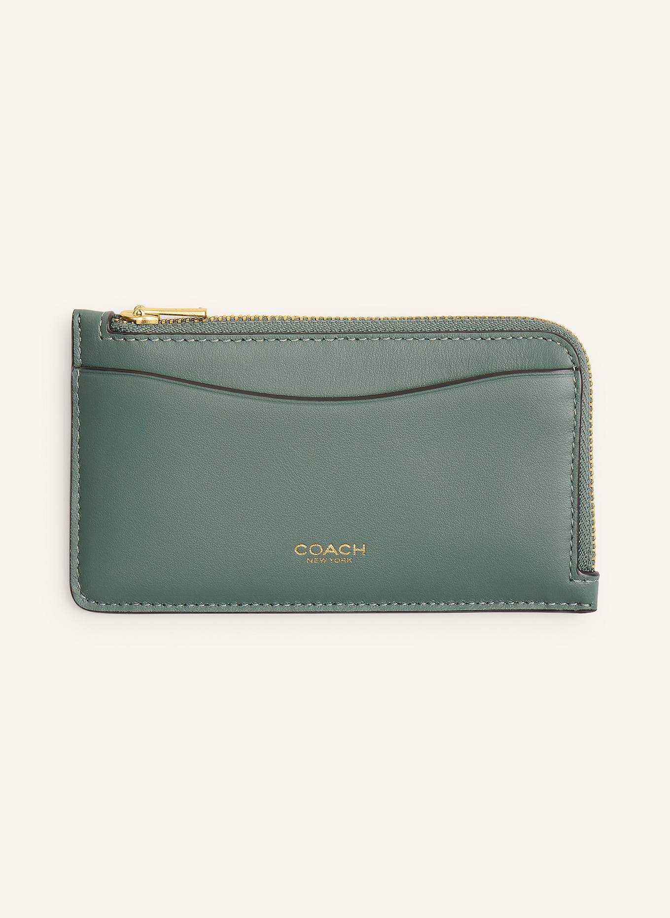 COACH Etui na karty NEW YORK: PETROL