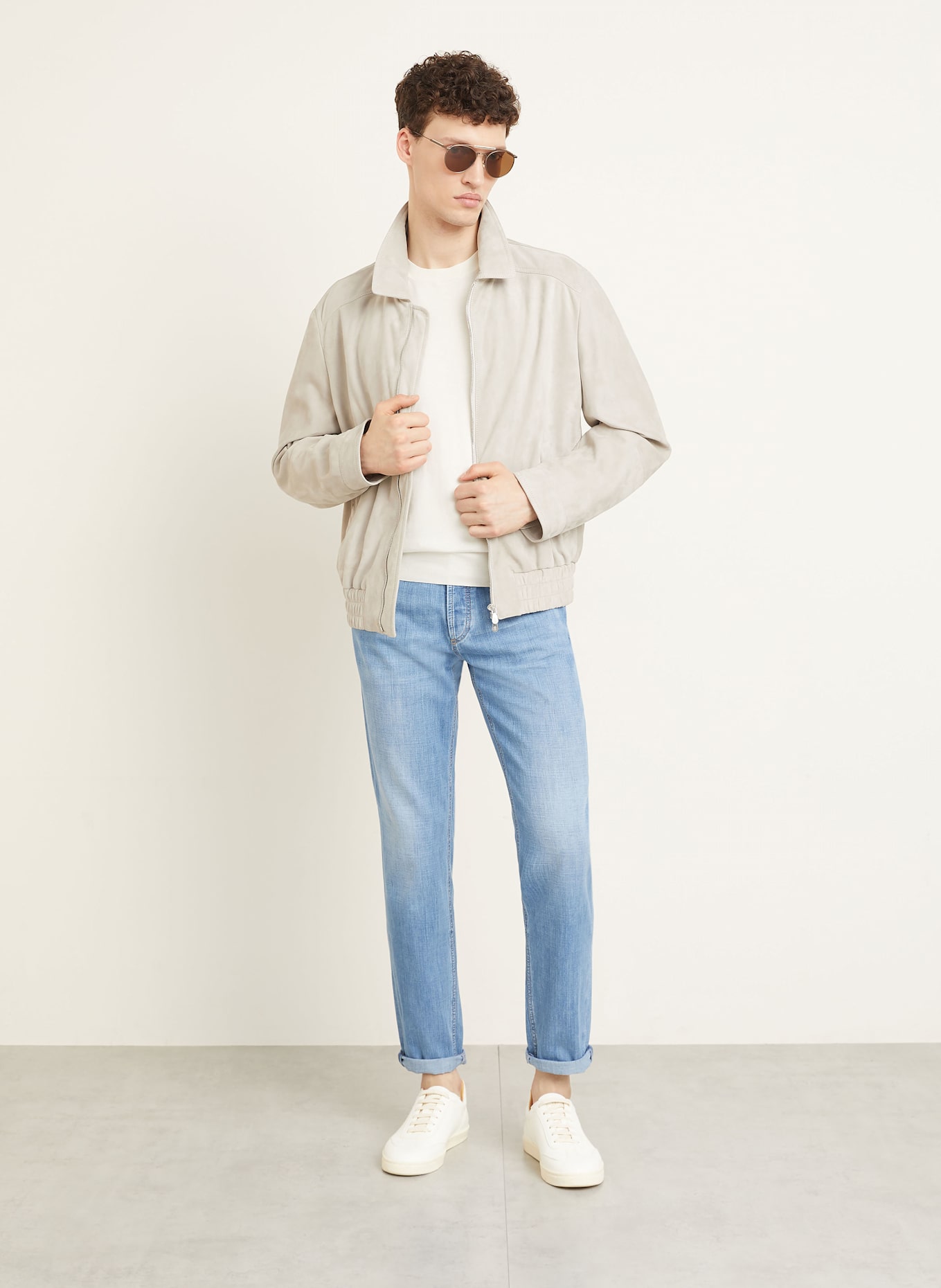 BRUNELLO CUCINELLI Jeans regular fit: C1470 CHIARO