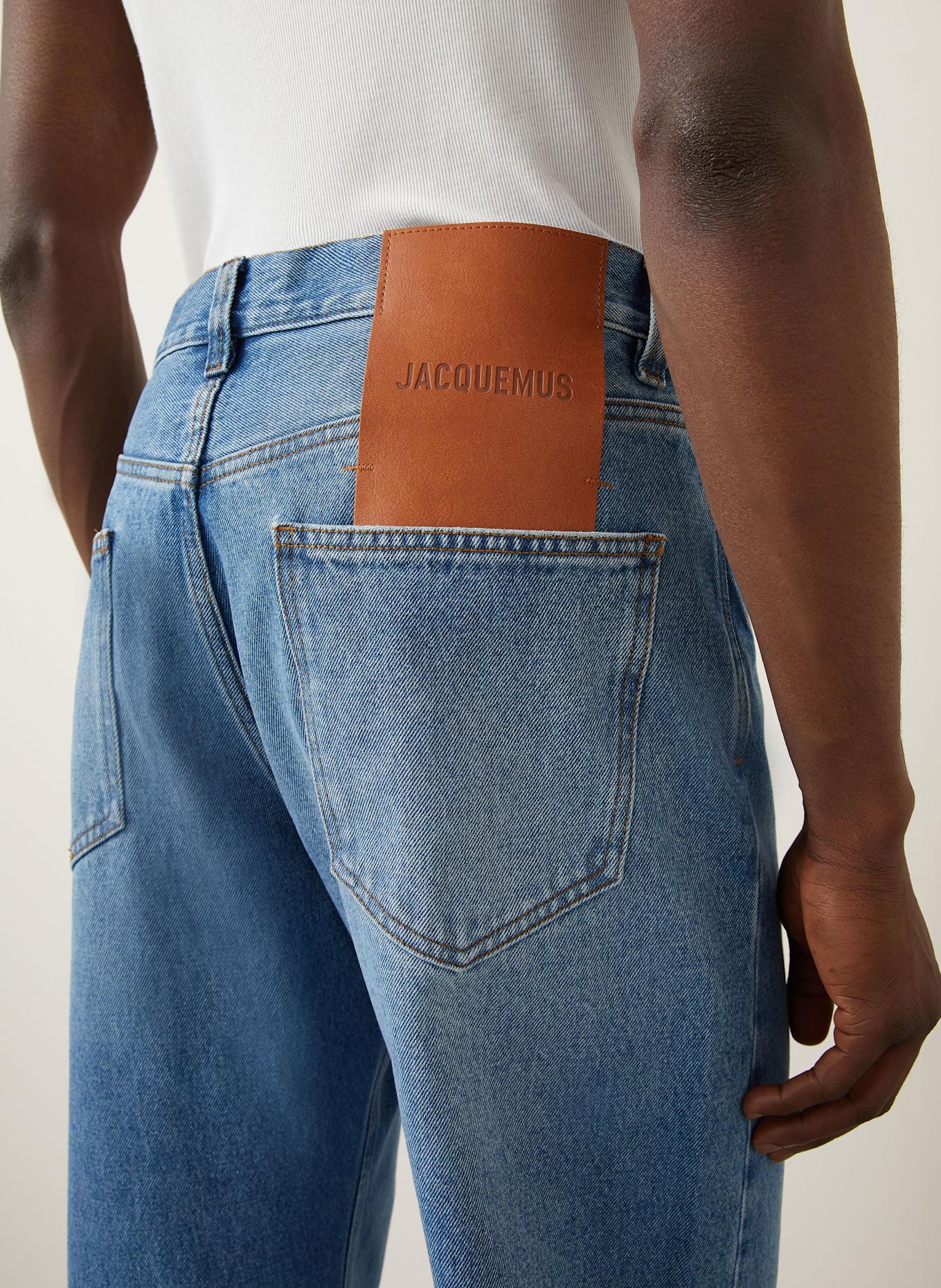 JACQUEMUS Džíny LE DE NIMES DROIT Regular Fit: 33C BLUE/TABAC
