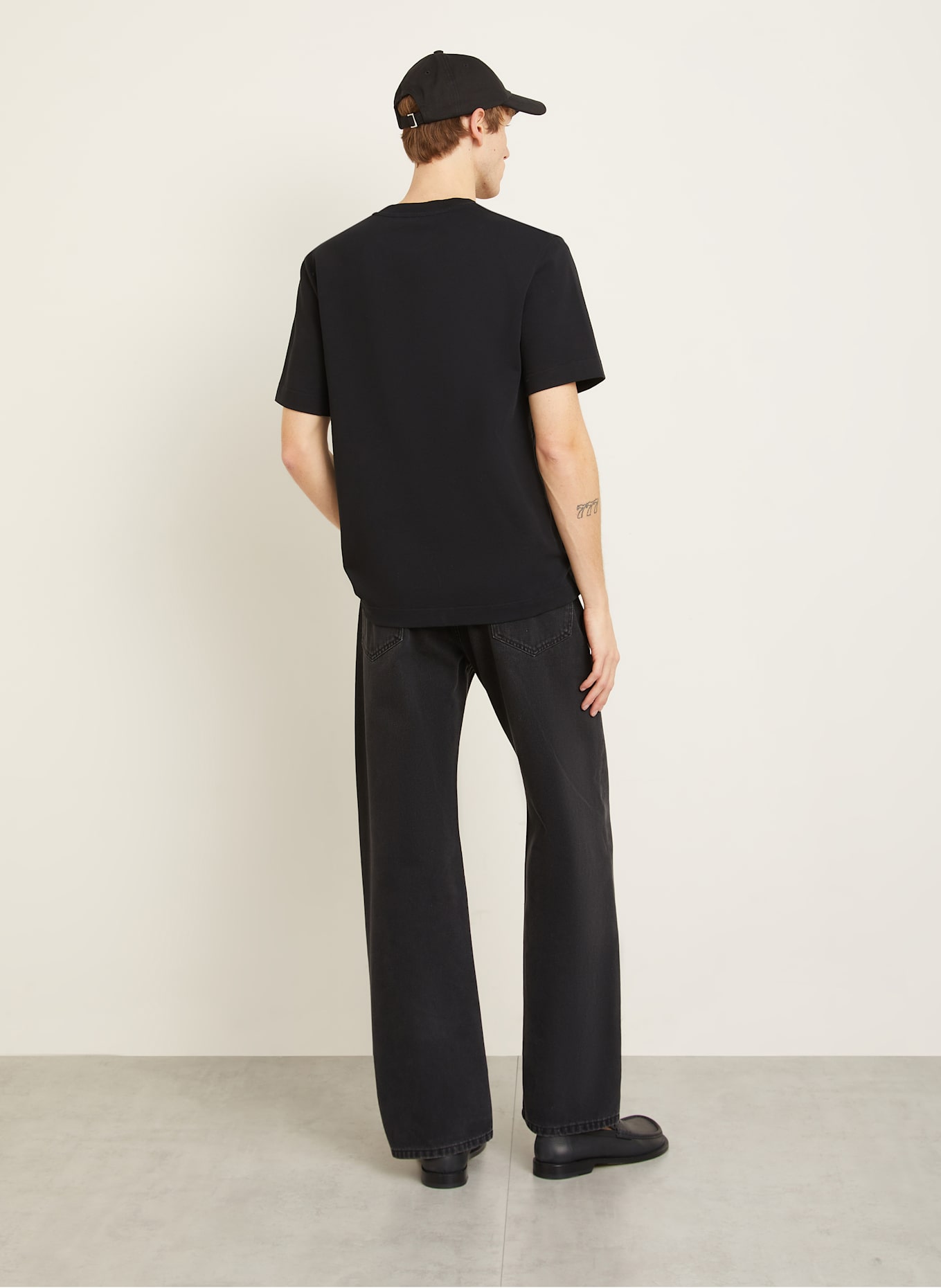 JACQUEMUS T-Shirt LE TSHIRT GROS GRAIN: SCHWARZ