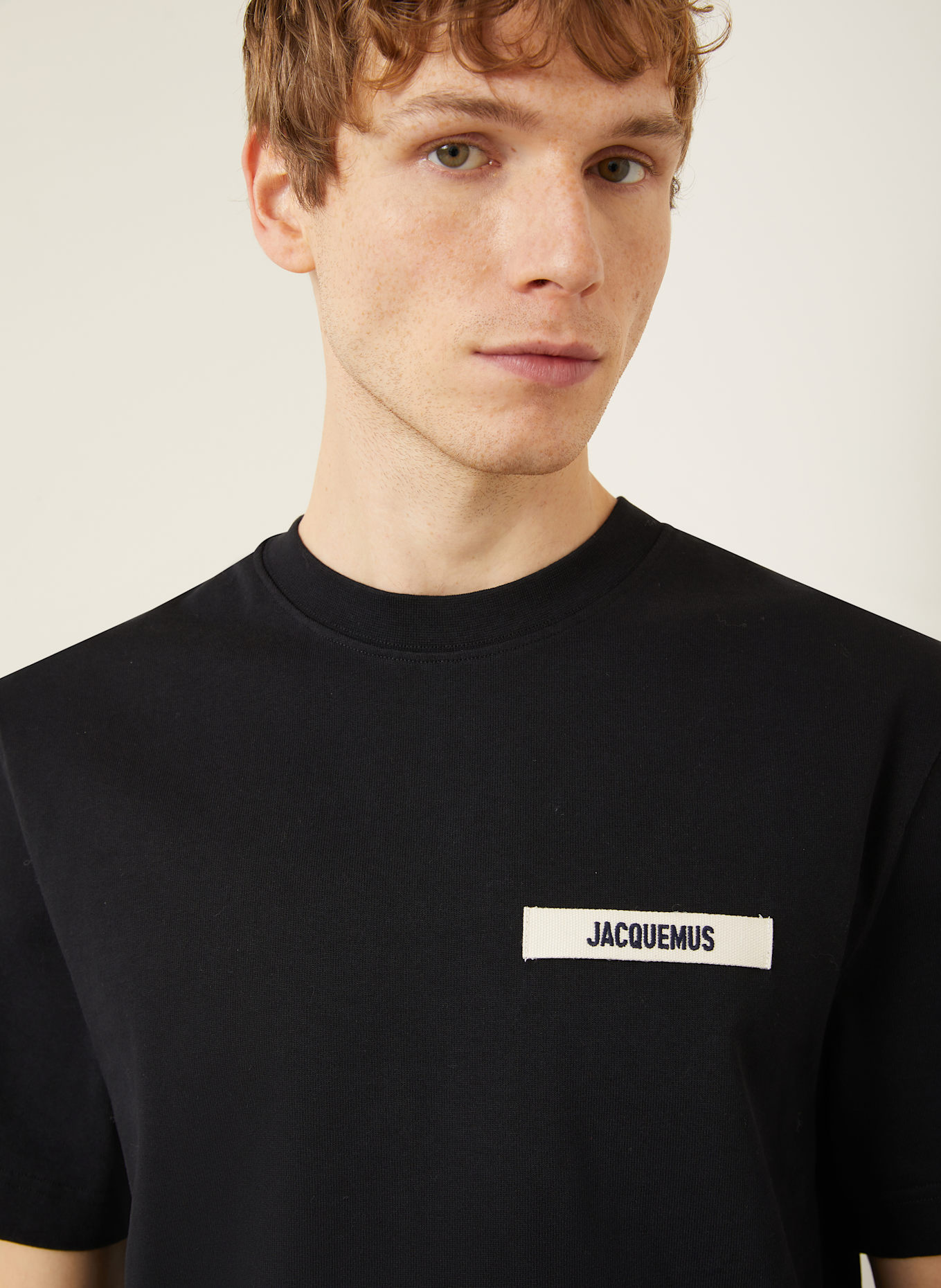 JACQUEMUS T-Shirt LE TSHIRT GROS GRAIN: SCHWARZ