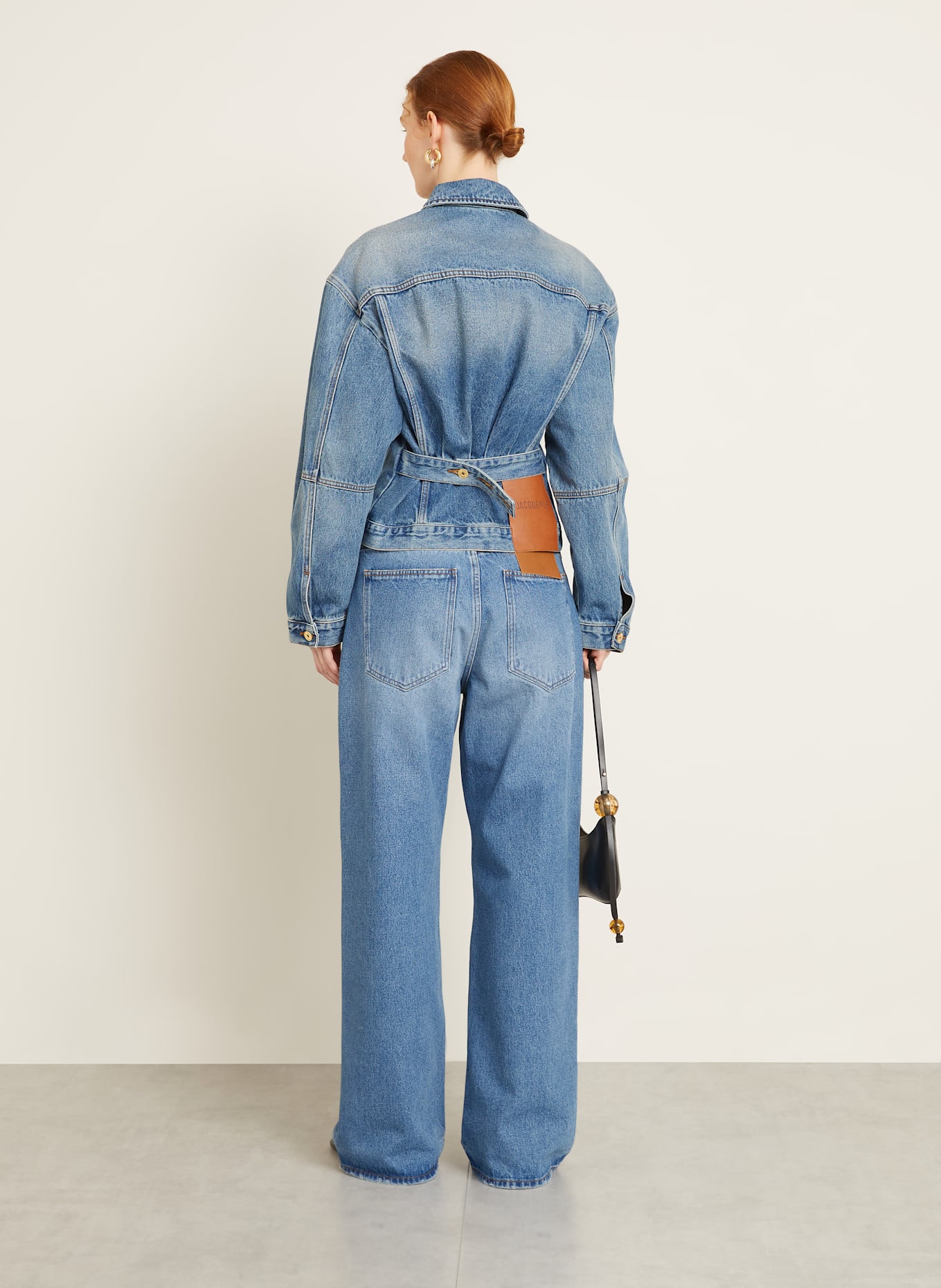 JACQUEMUS Denim jacket LA VESTE DE-NÎMES in blue