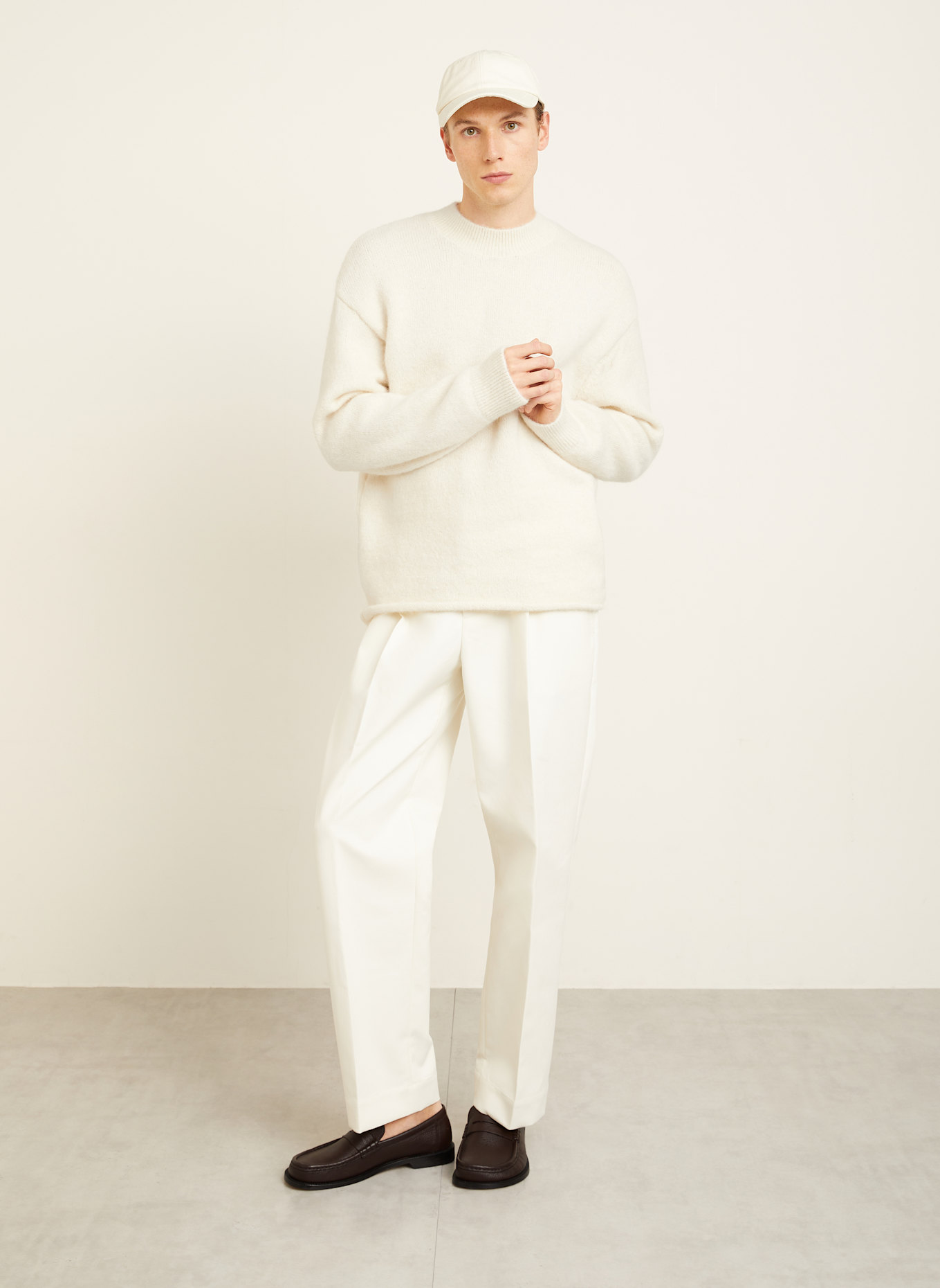 JACQUEMUS Pullover LE PULL JACQUEMUS mit Alpaka: CREME/ BEIGE