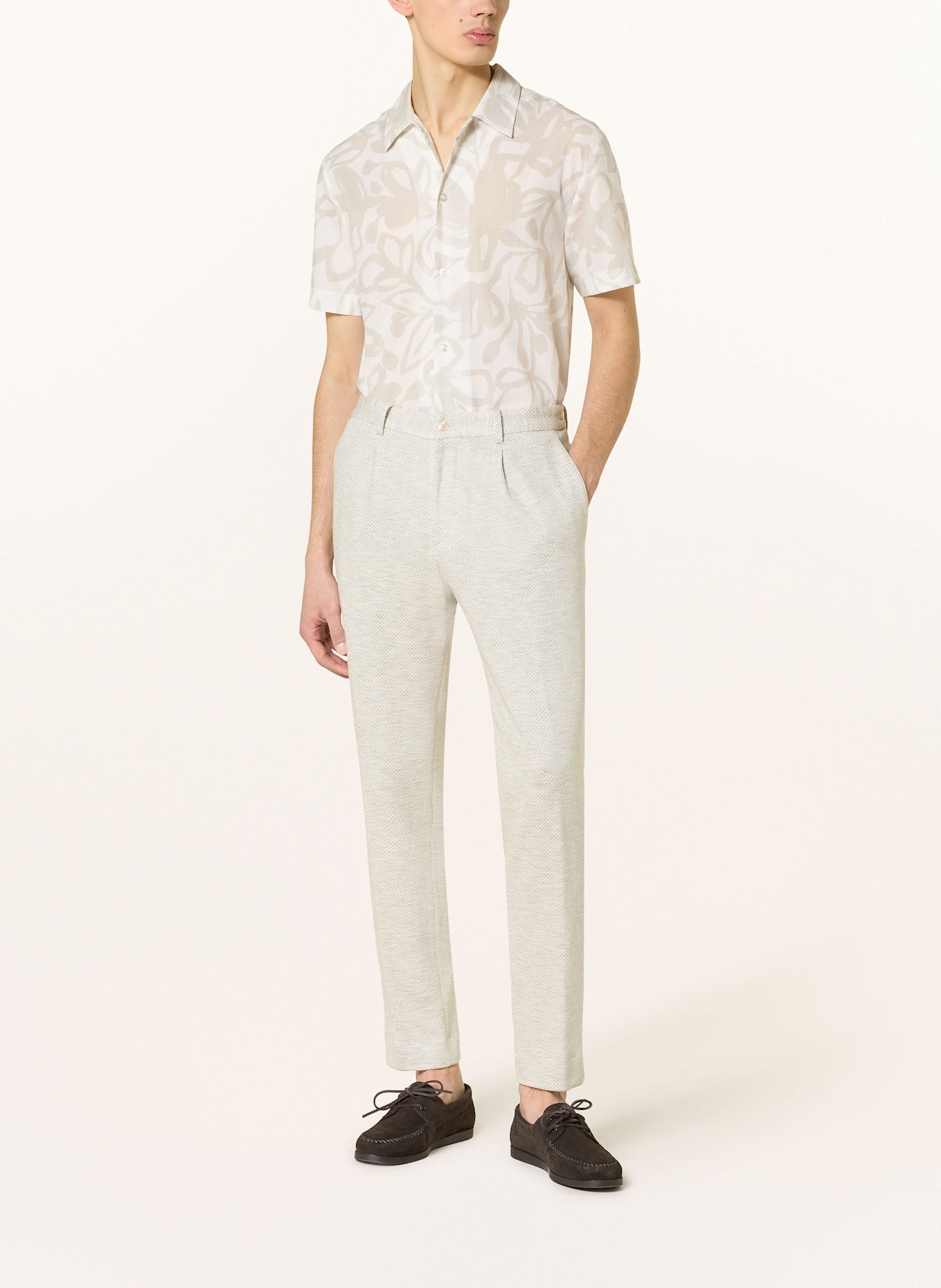 BALDESSARINI Anzughose Extra Slim Fit: 9928 Ghost Gray Pattern