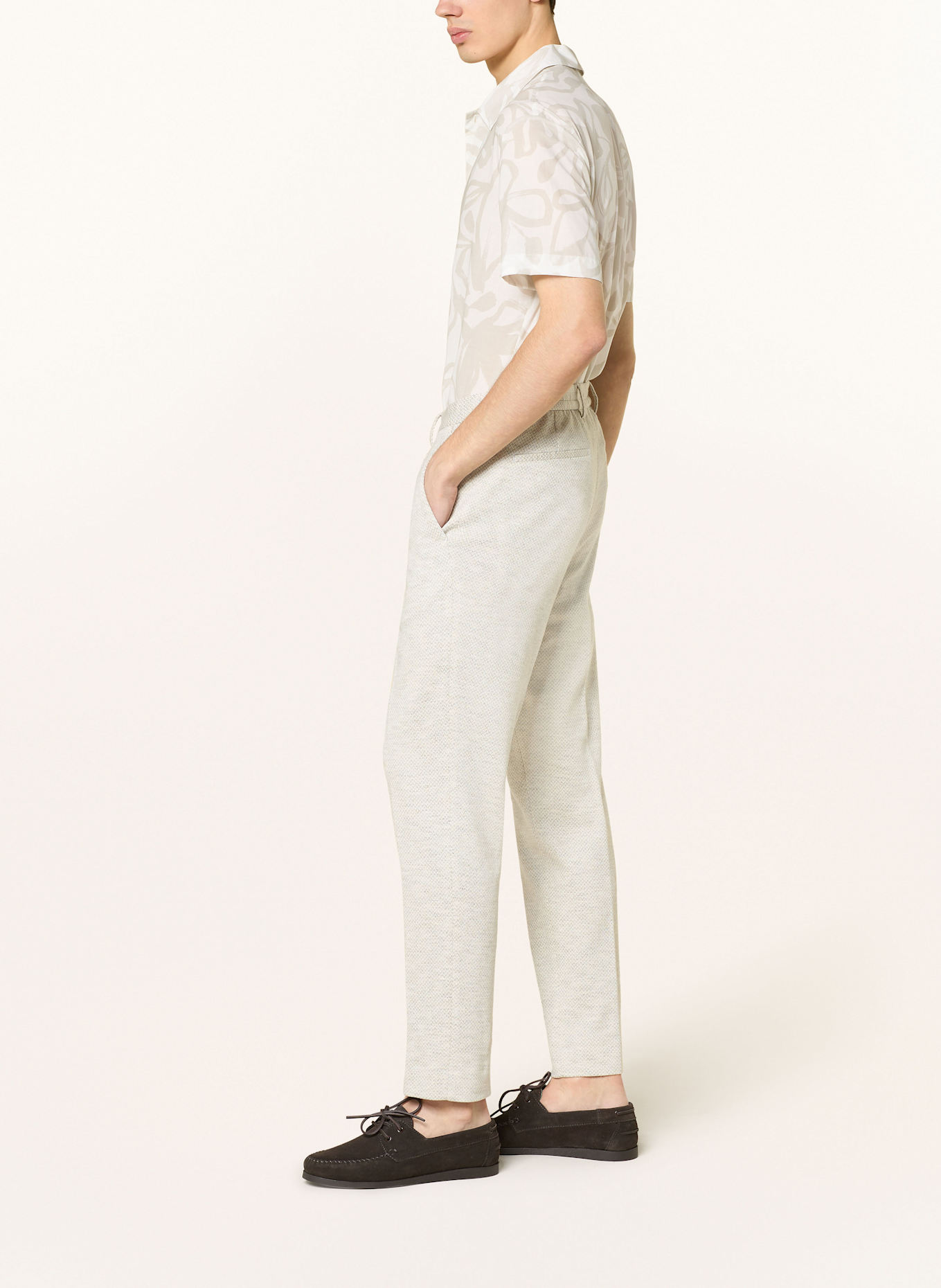 BALDESSARINI Anzughose Extra Slim Fit: 9928 Ghost Gray Pattern